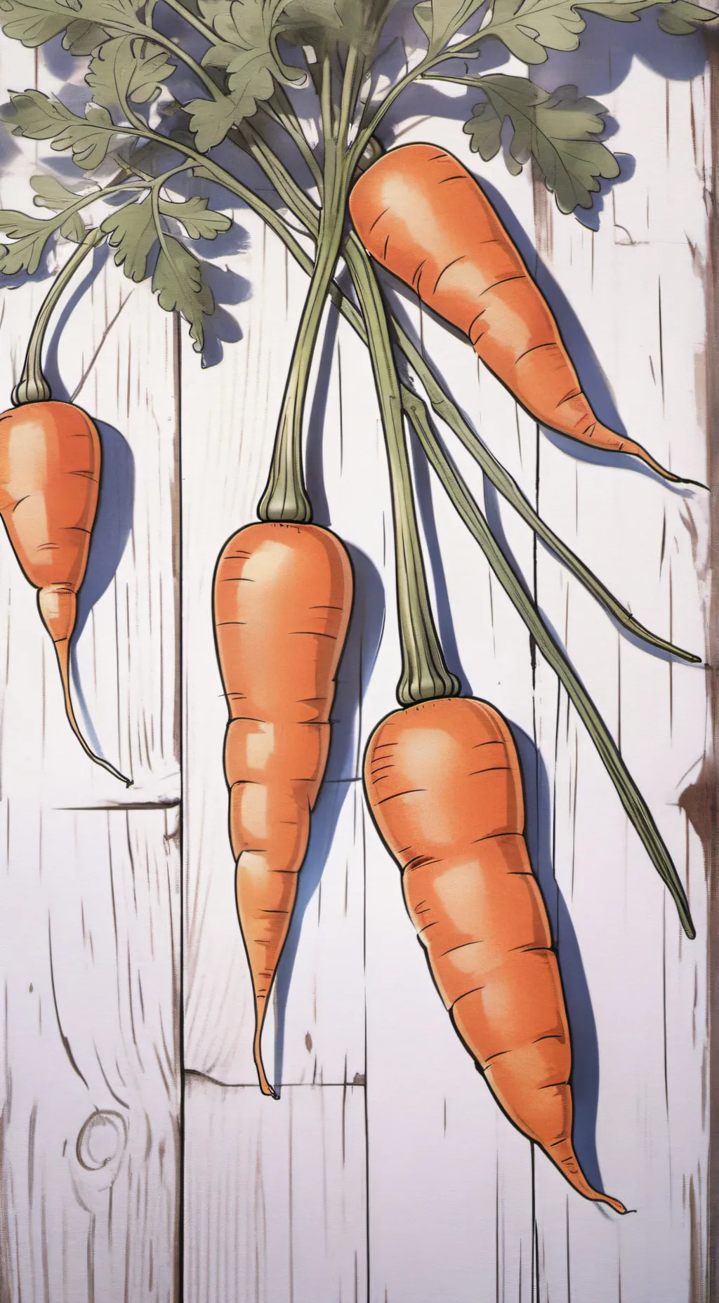 ai character: Carrot  background