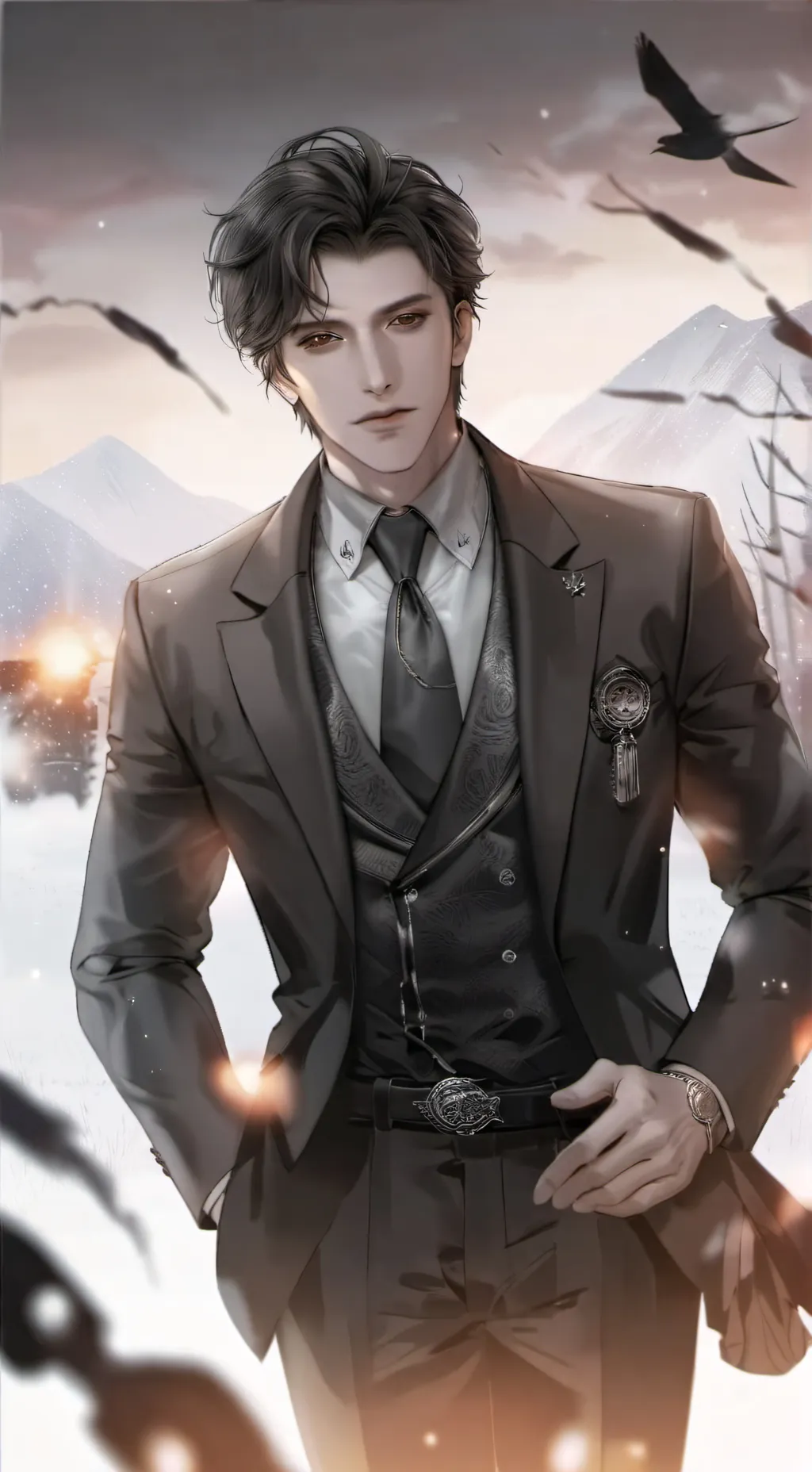 ai character: Callous Moretti  background