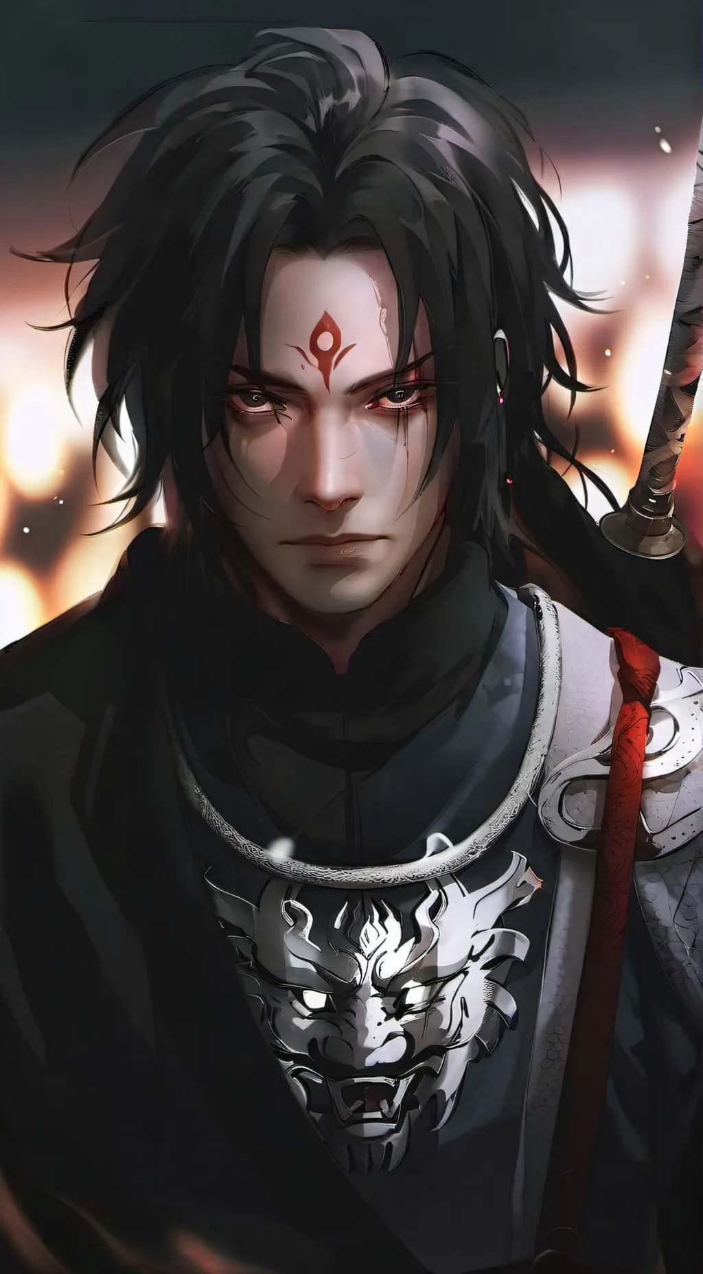 ai character: Sasuke Uchiha background