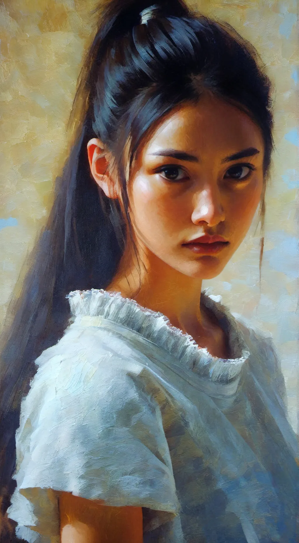 ai character: Momo Yaoyorozu background