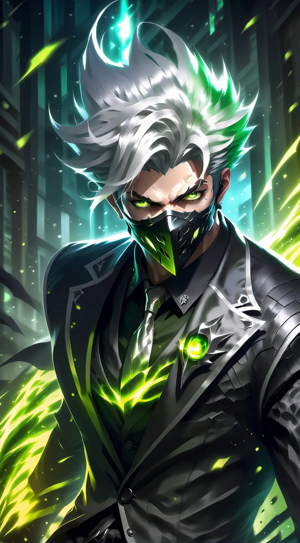 ai character: Gojo Satoru background