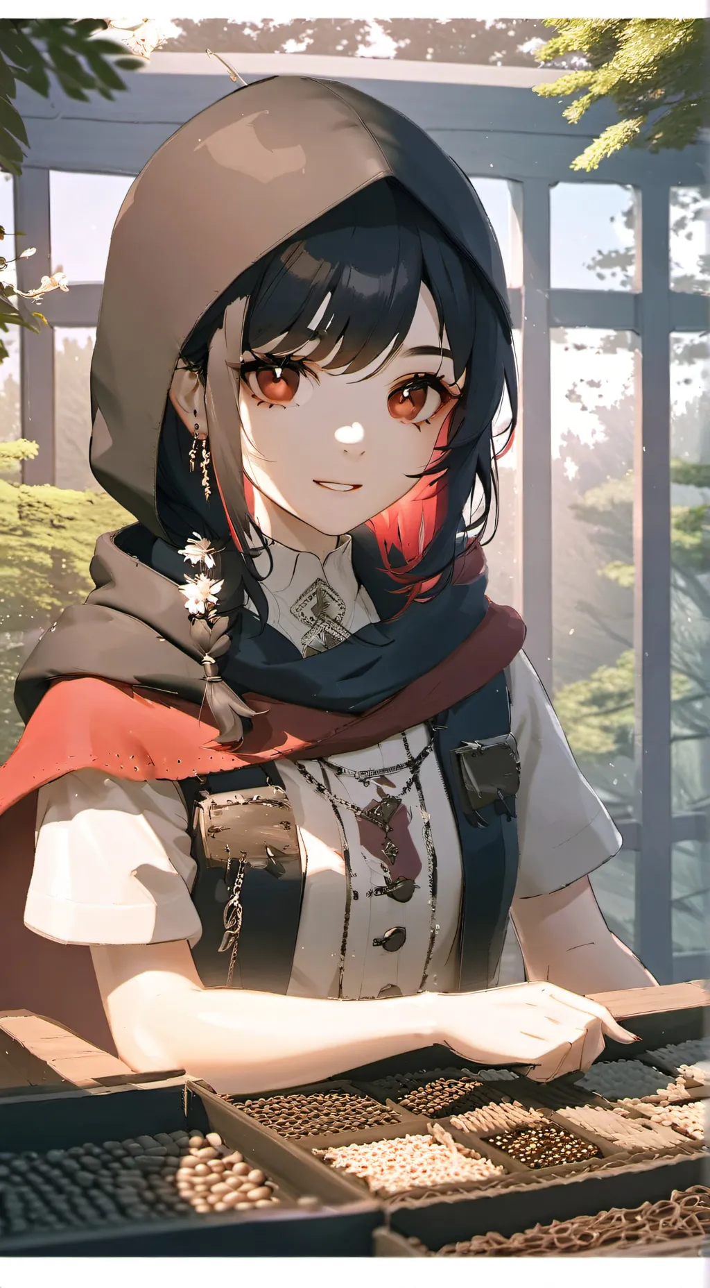 ai character: Mha ;) background