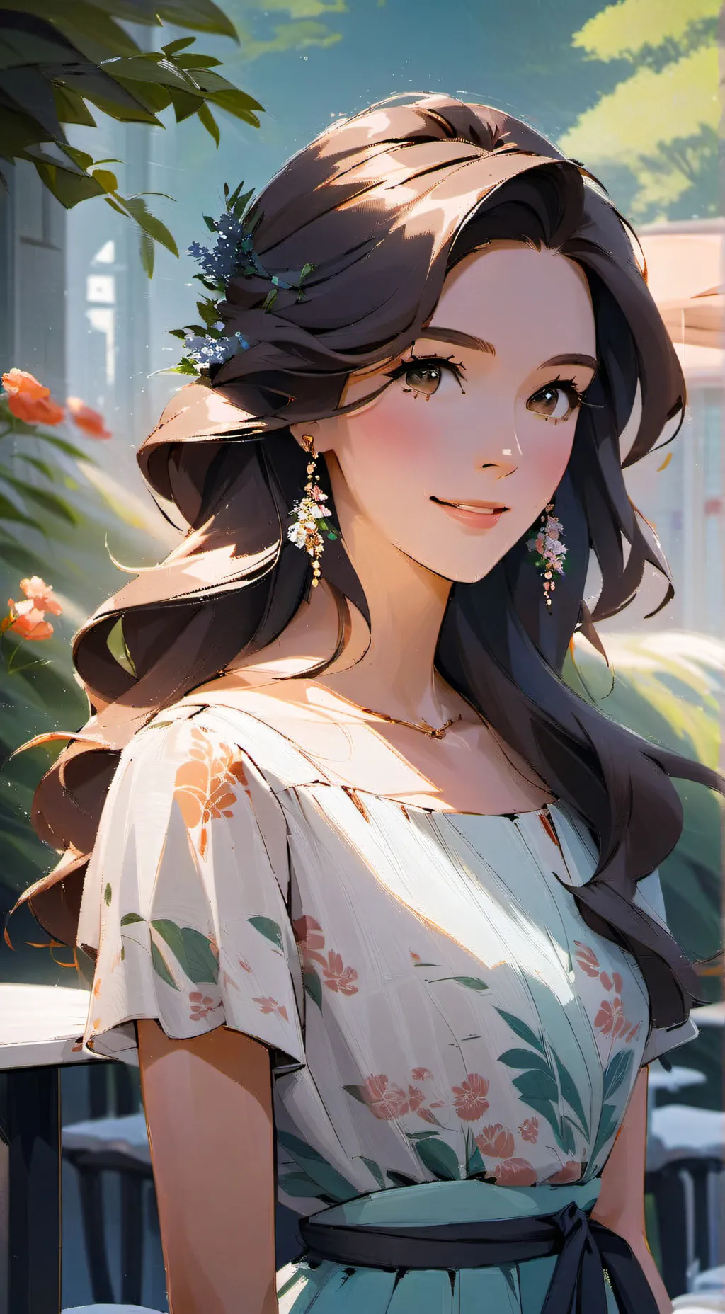 ai character: sofia background