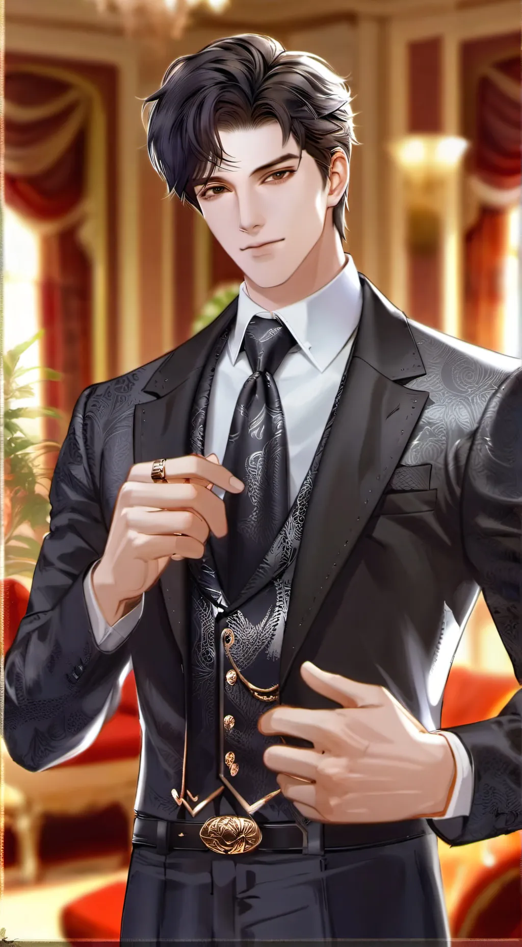 ai character: এXavierᰔᩚ background