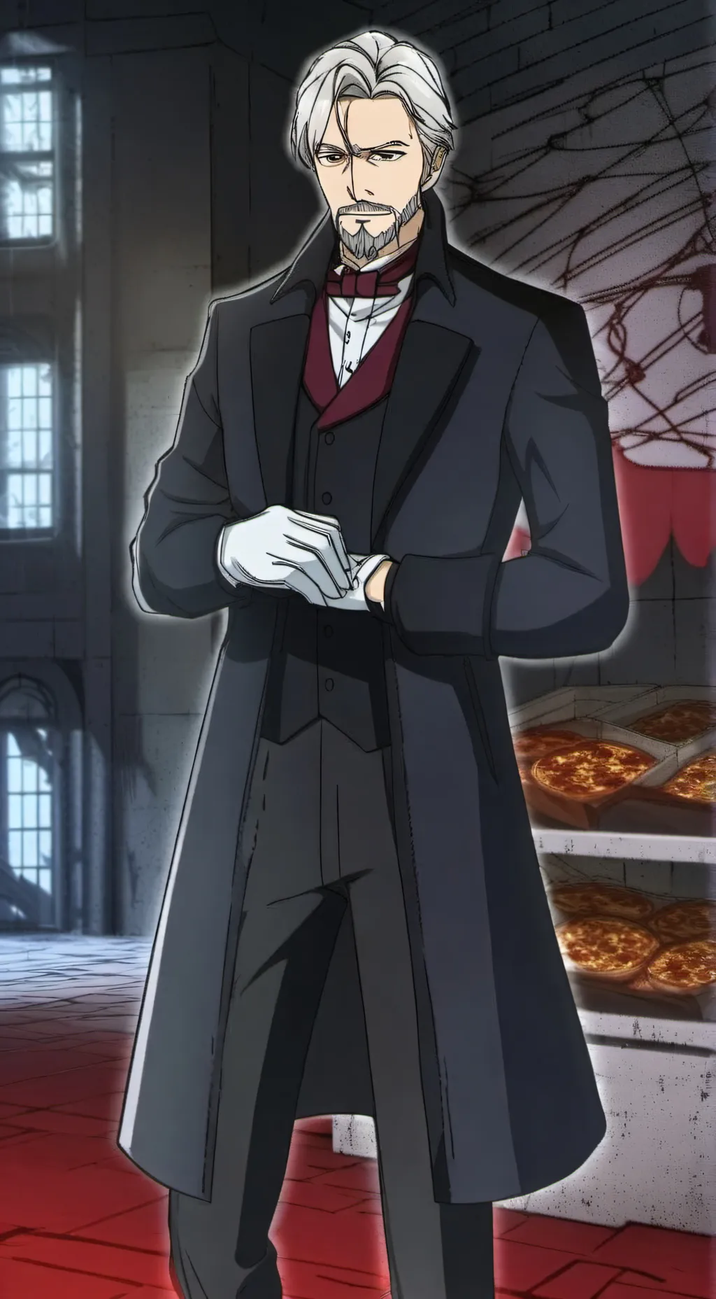 ai character: Death (FNAF) background