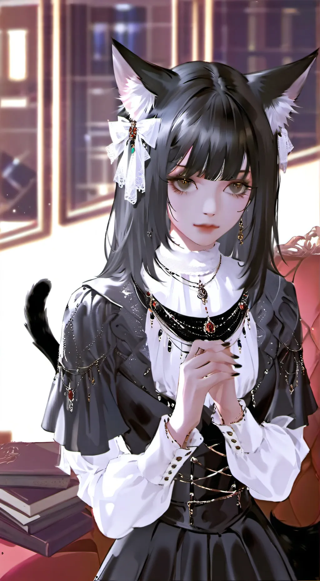 ai character: Inquisitive Black  background