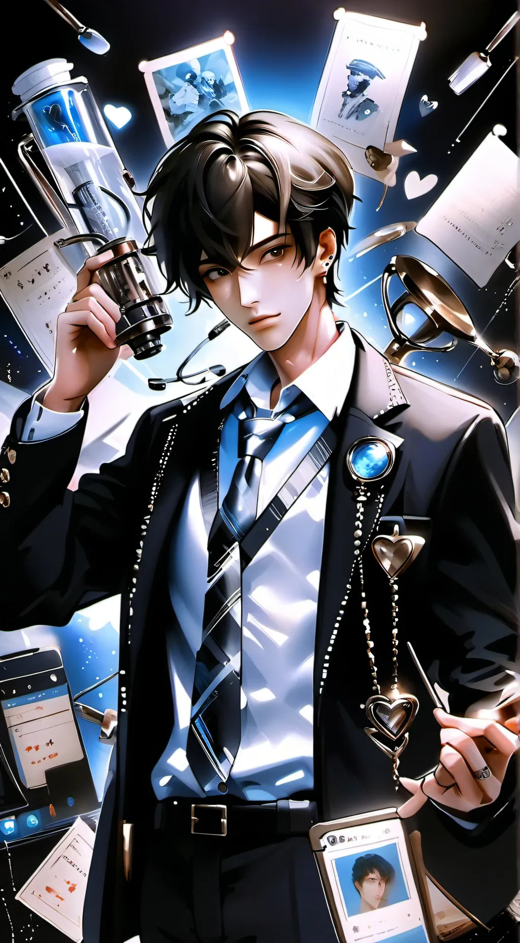 ai character: Prof. PulseMaster background