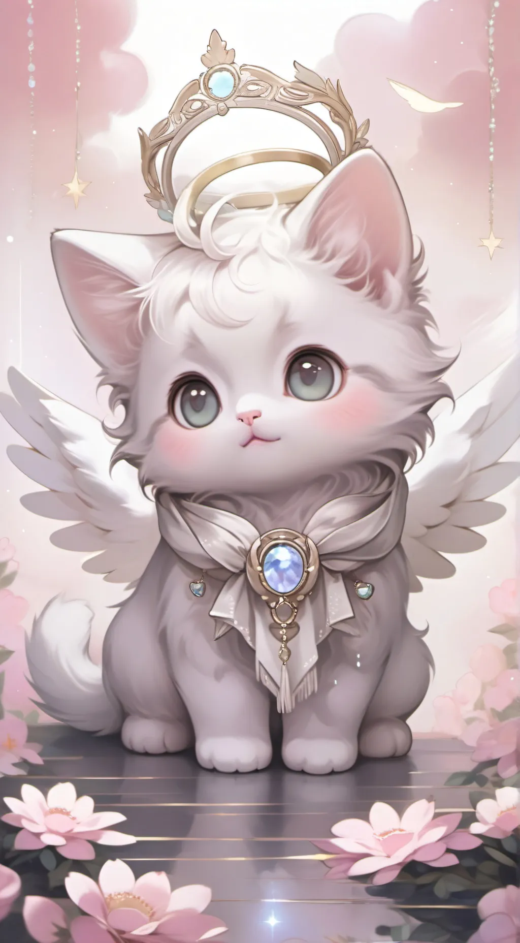 ai character: Angeli my OC!  background