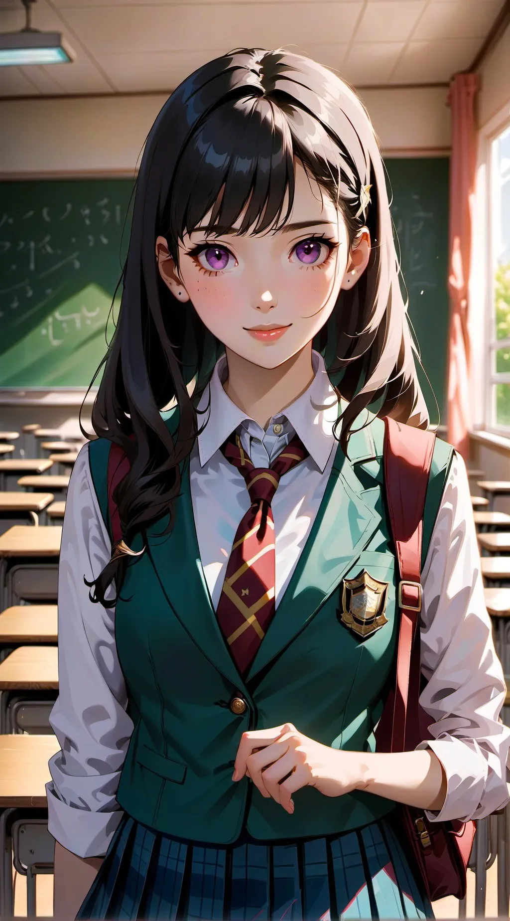 ai character: Scarlett  background