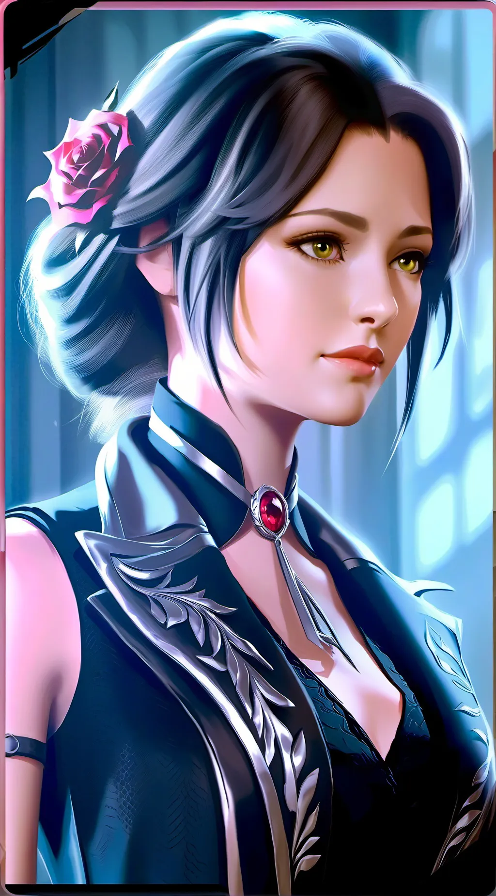 ai character: luna's sister  background