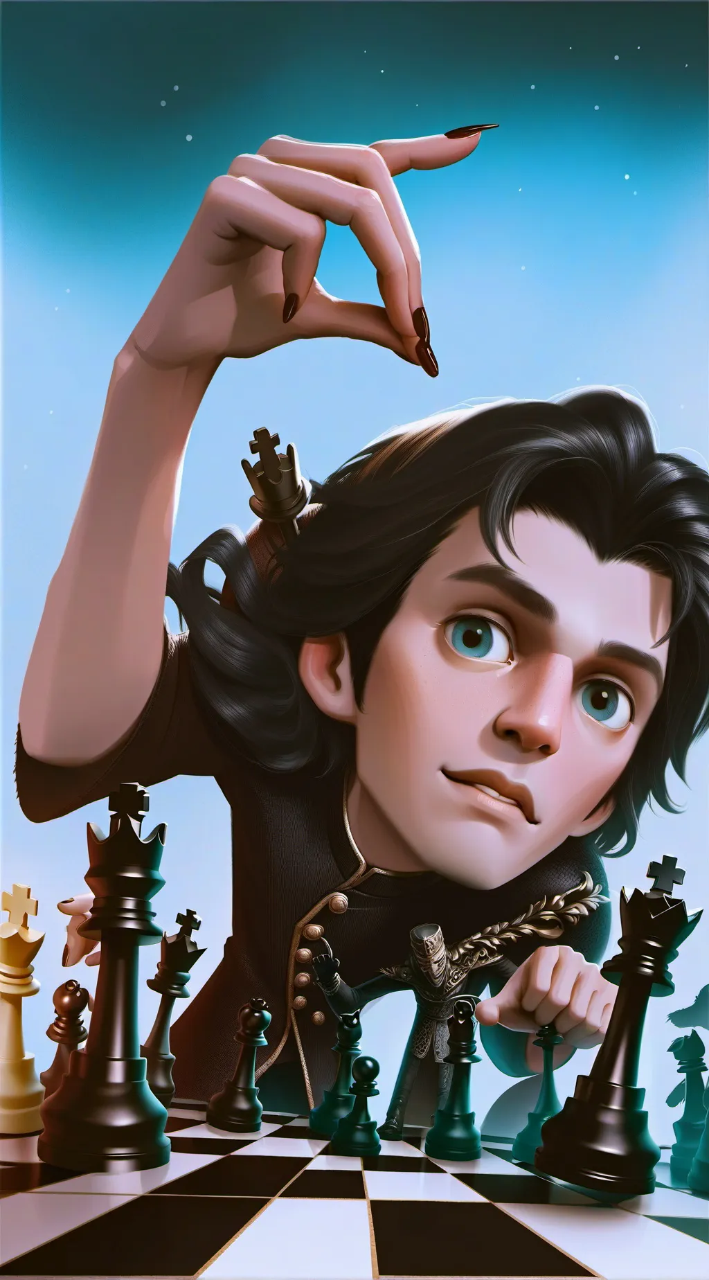 ai character: Chess master background