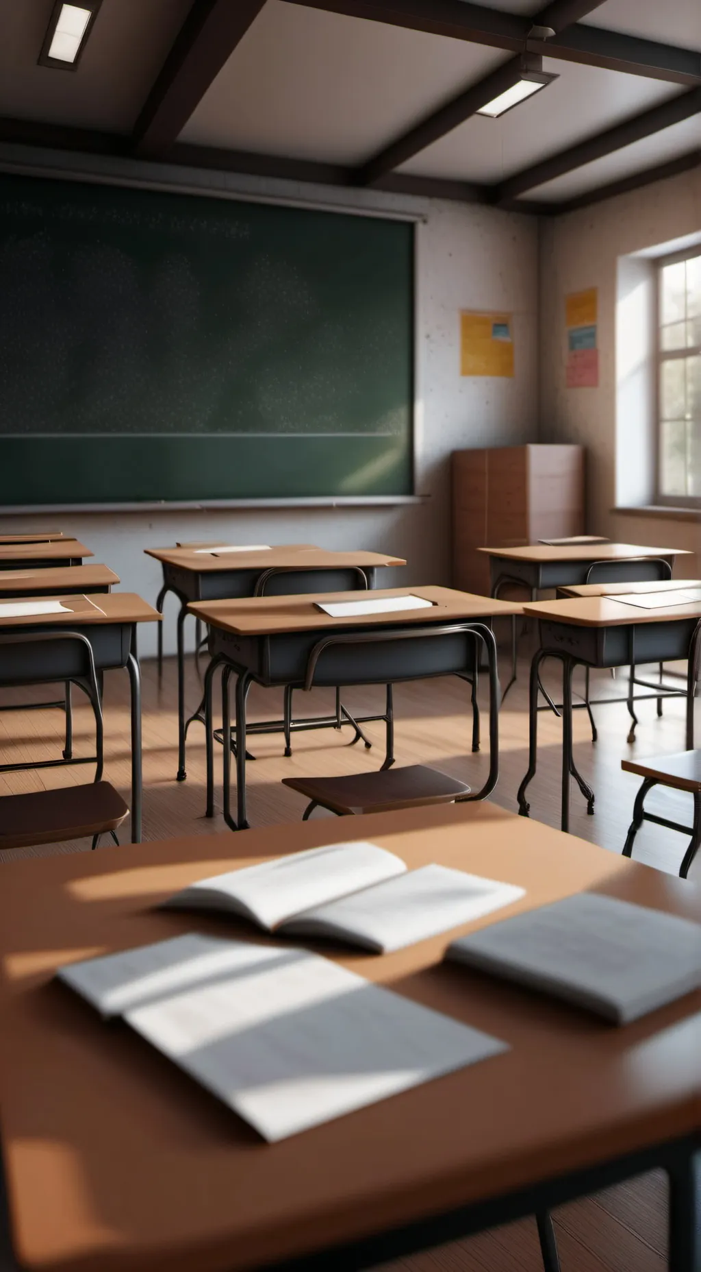 ai character:  Boys school background