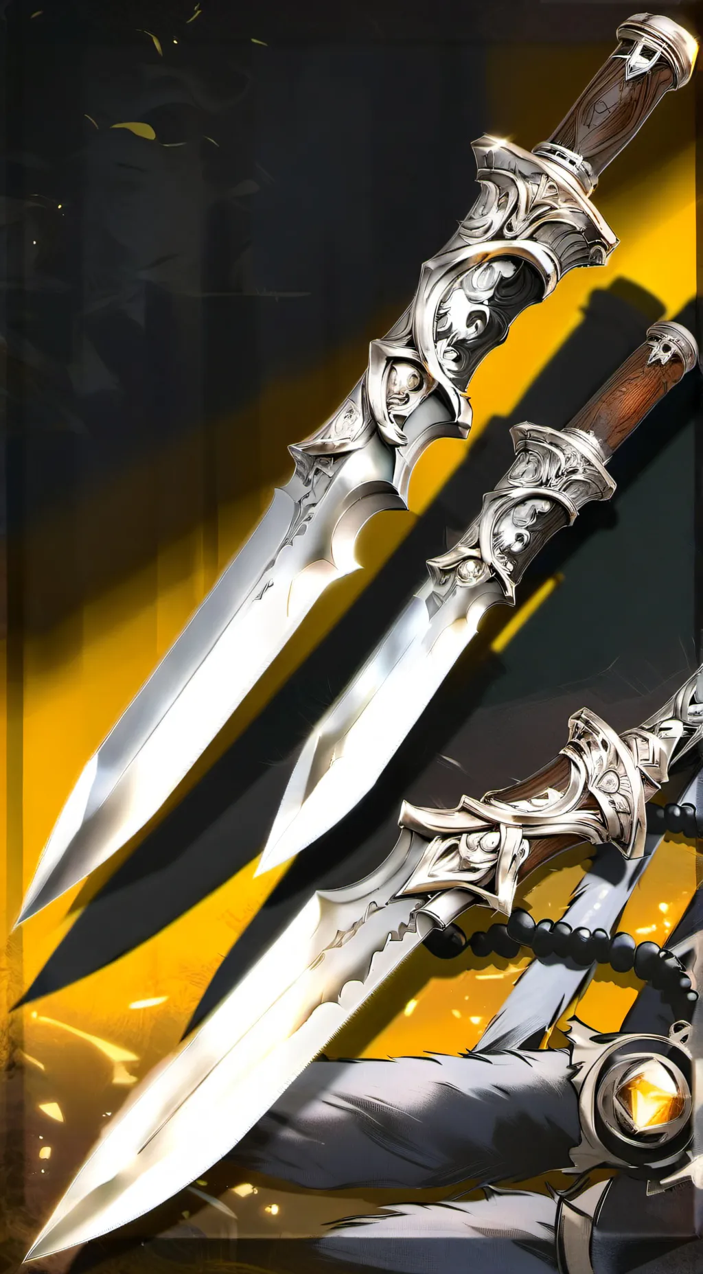 ai character: DW X forsaken  background