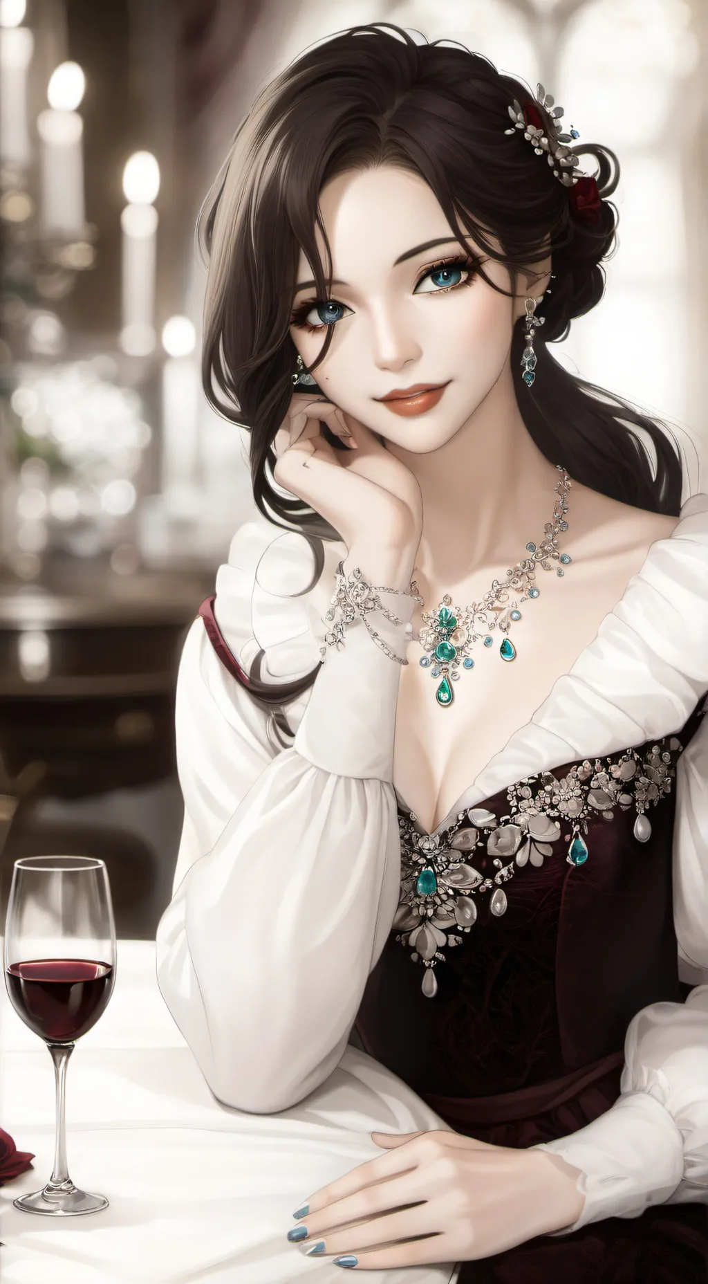 ai character: ༺🥀Elizabeth🥀༻ background