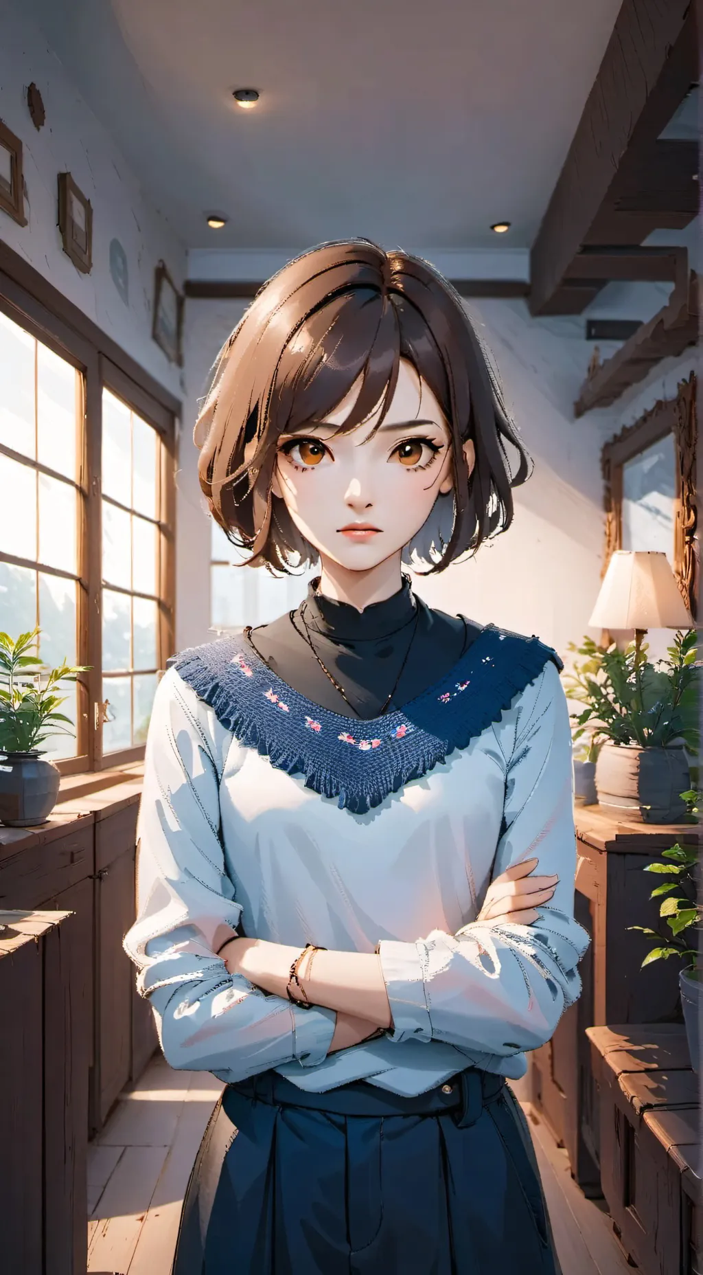 ai character: Penélope  background