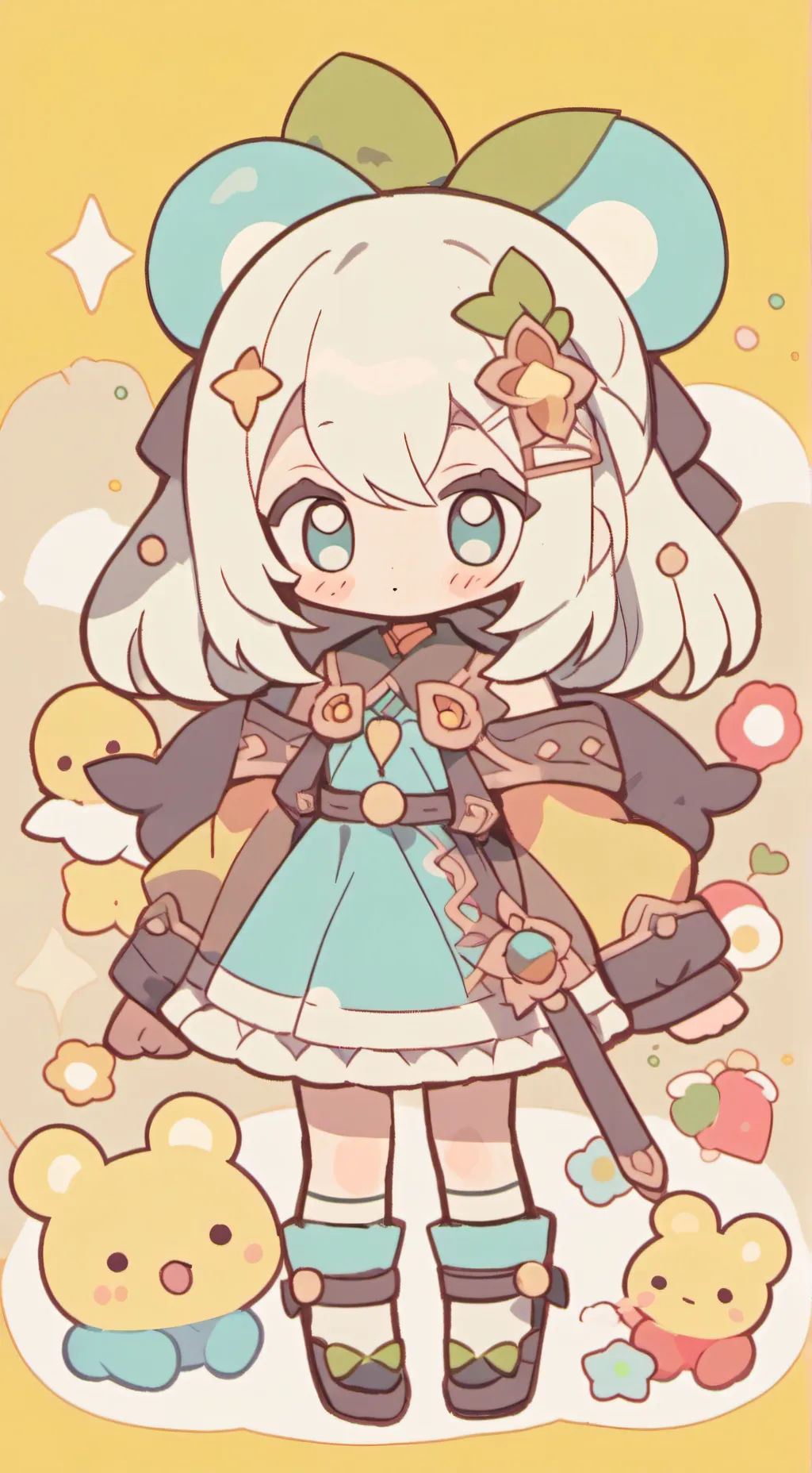 ai character: Swap background