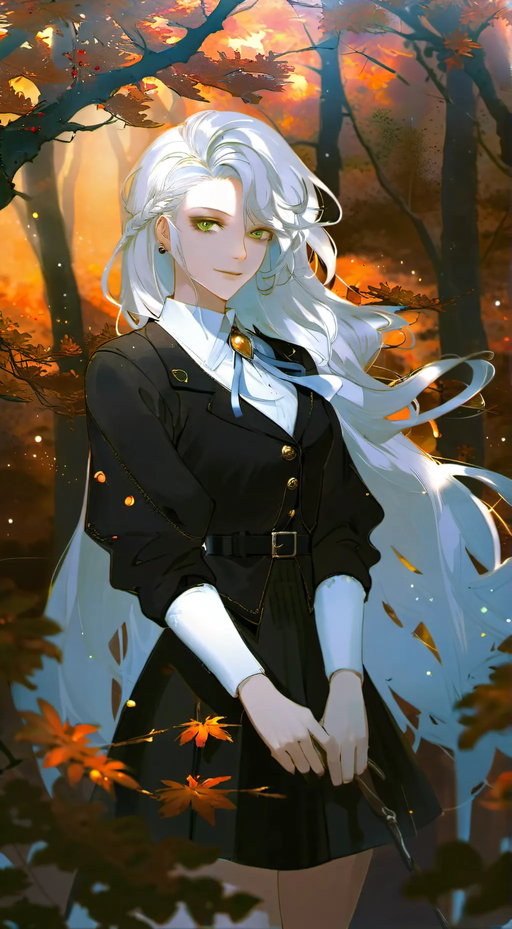 ai character: Akira Yunara  background