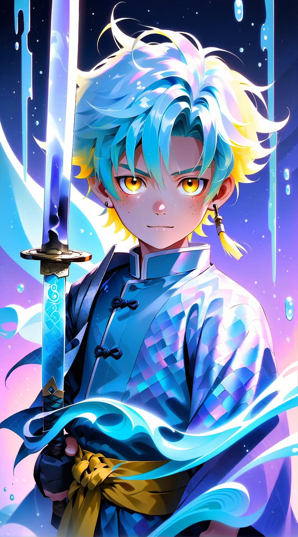 ai character: zenitsu  background