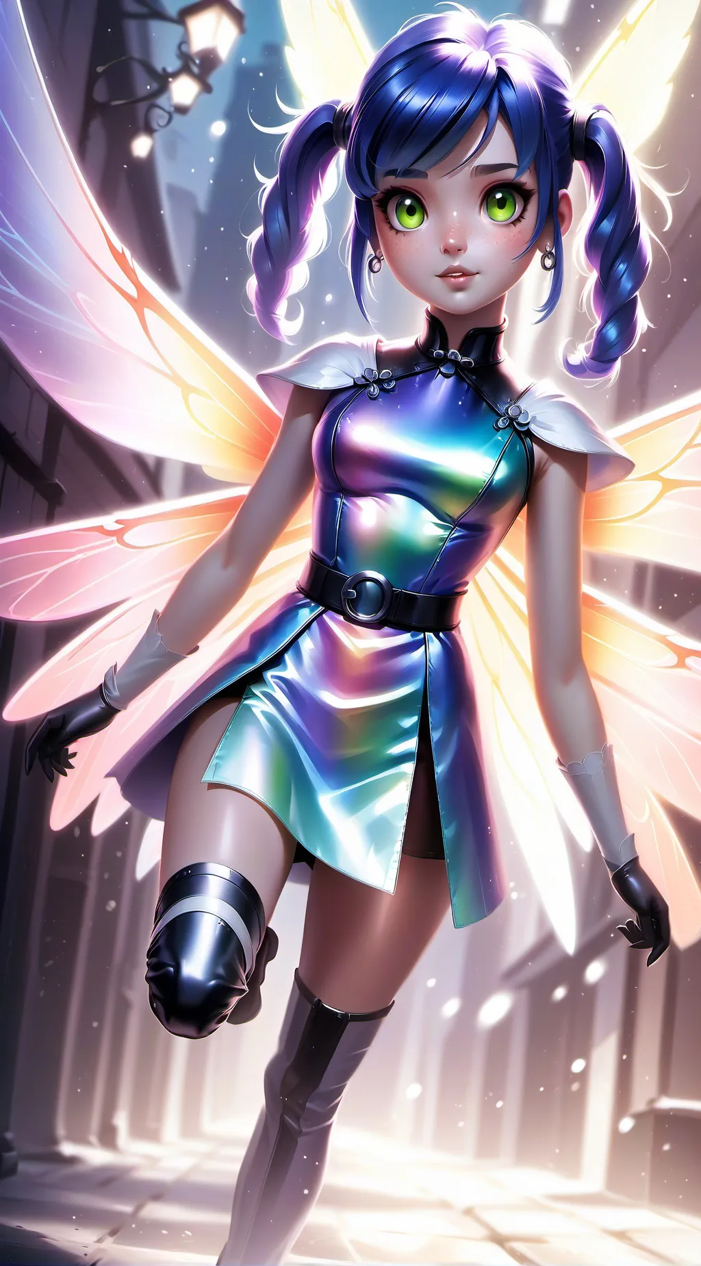 ai character: Lyra background