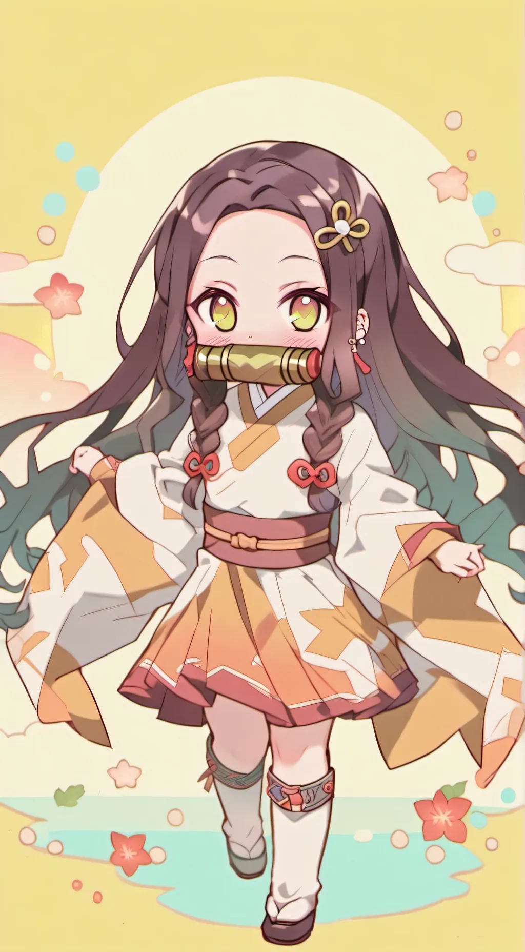 ai character: Nezuko  background