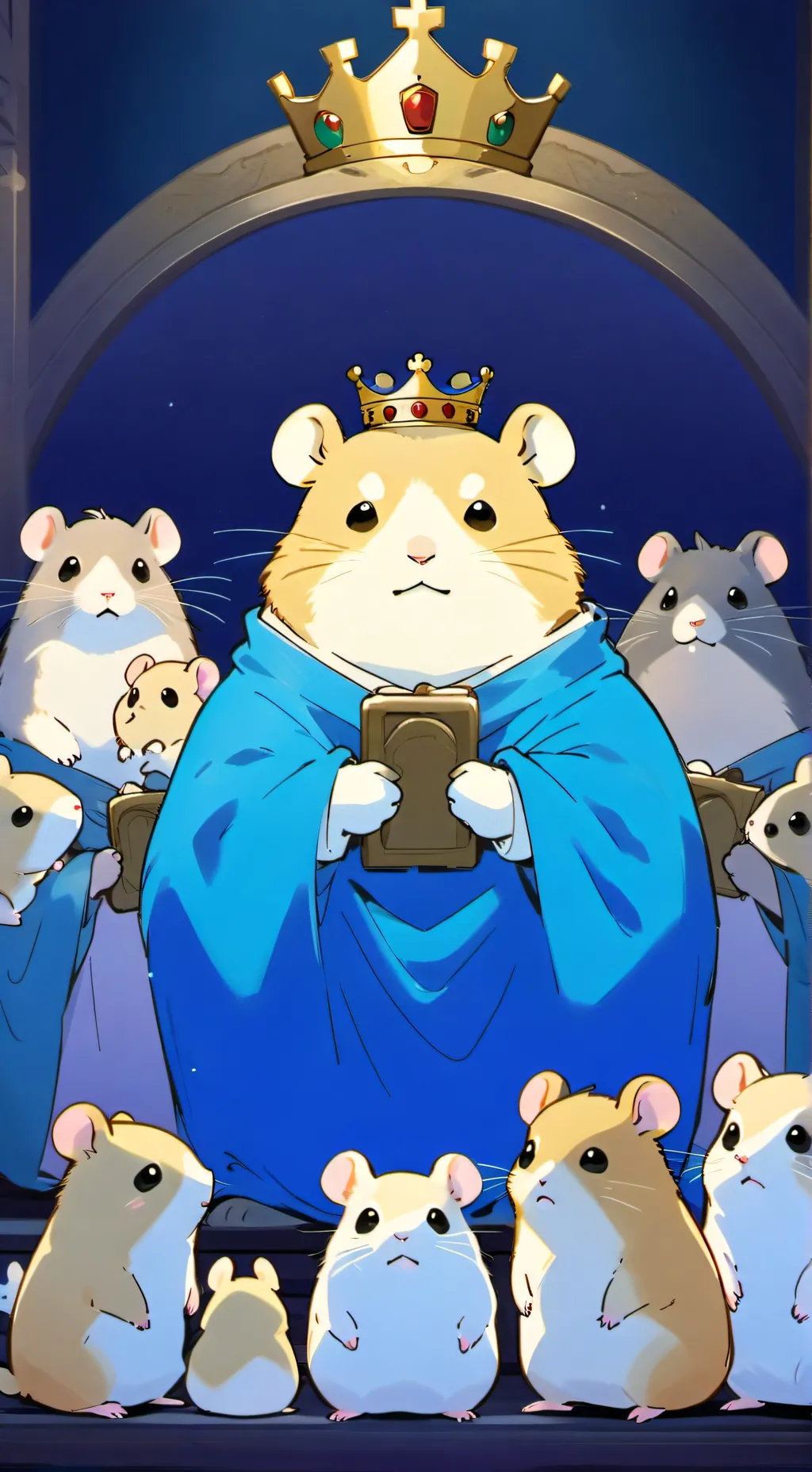 ai character: Council of hamster background