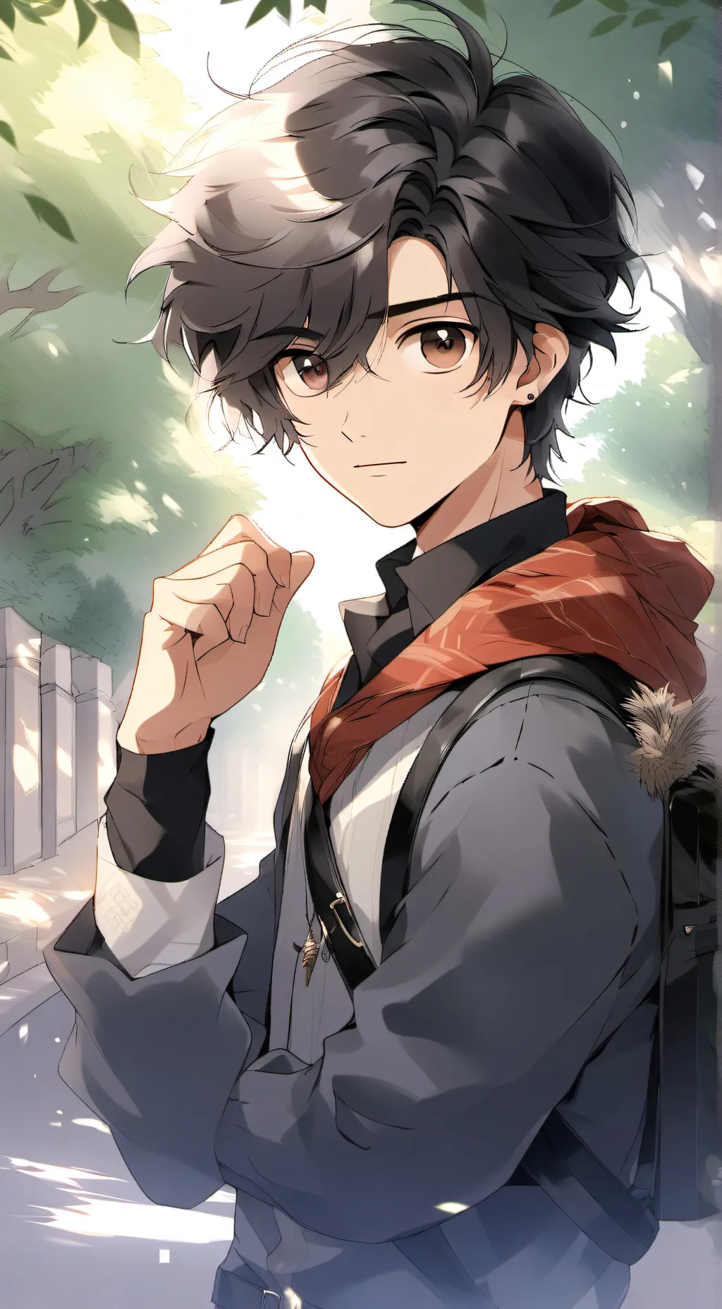 ai character: Caleb  background