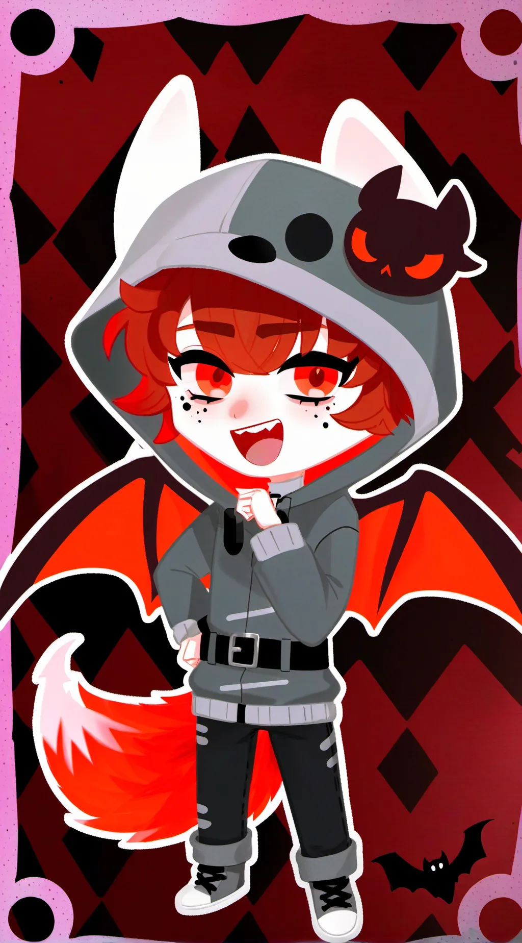 ai character: razzle~ background