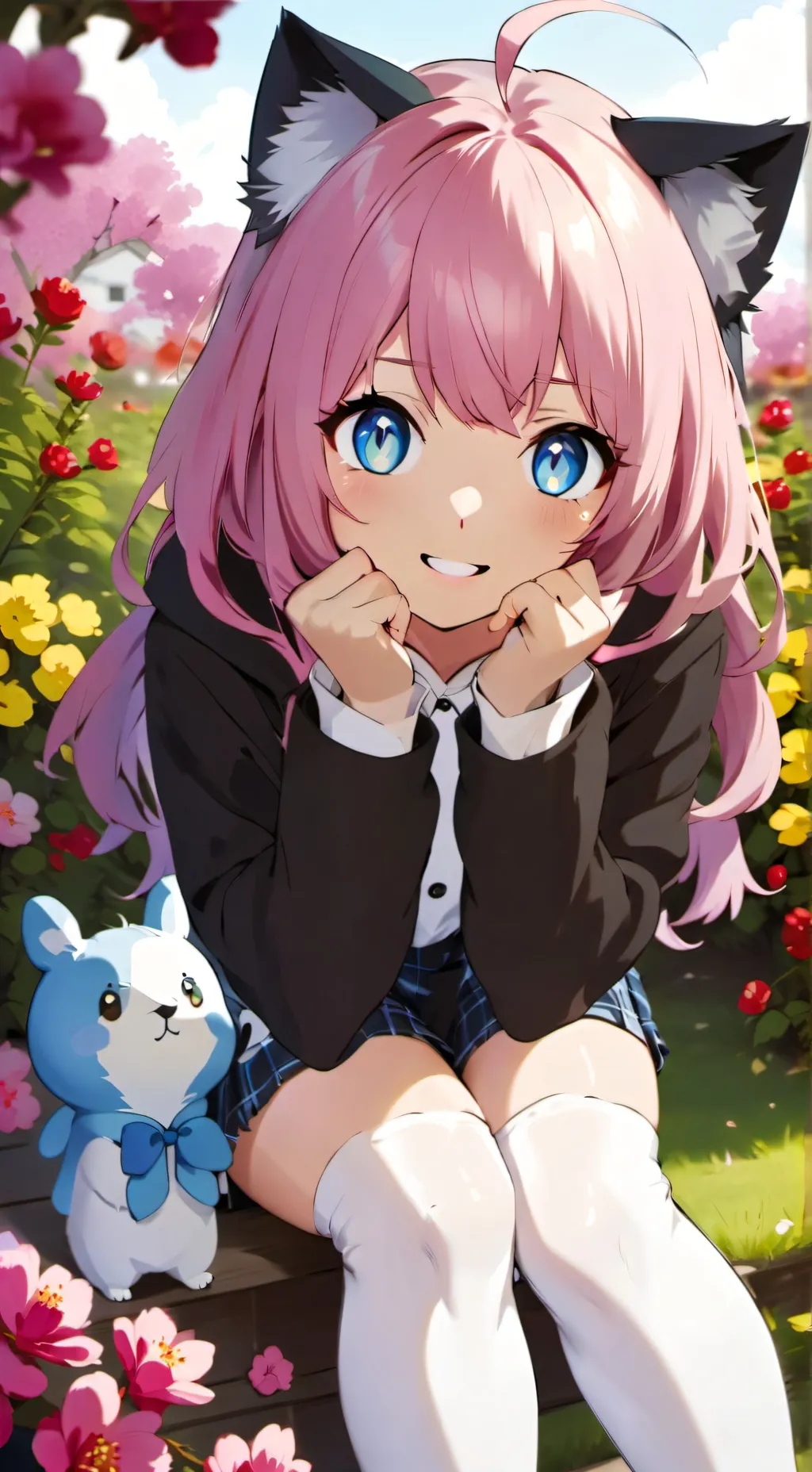 ai character: Your Neko sister?? background