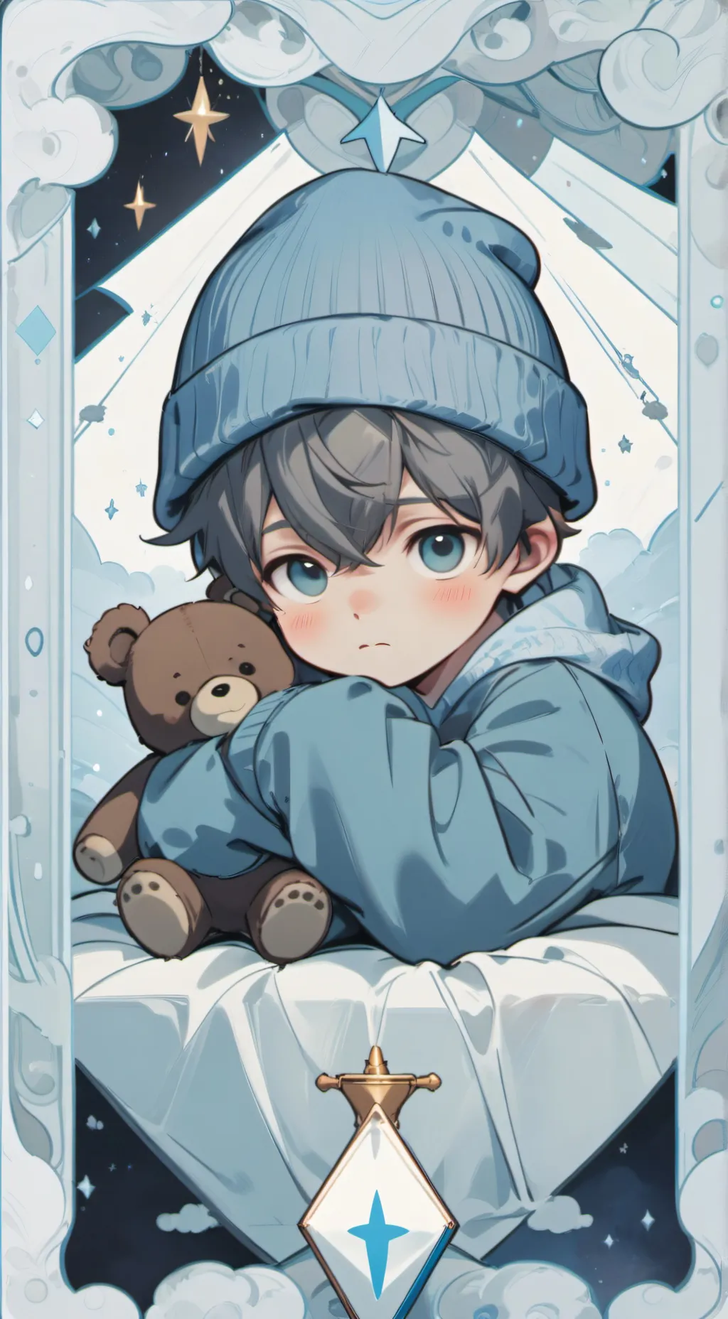 ai character: sky but ur brother background