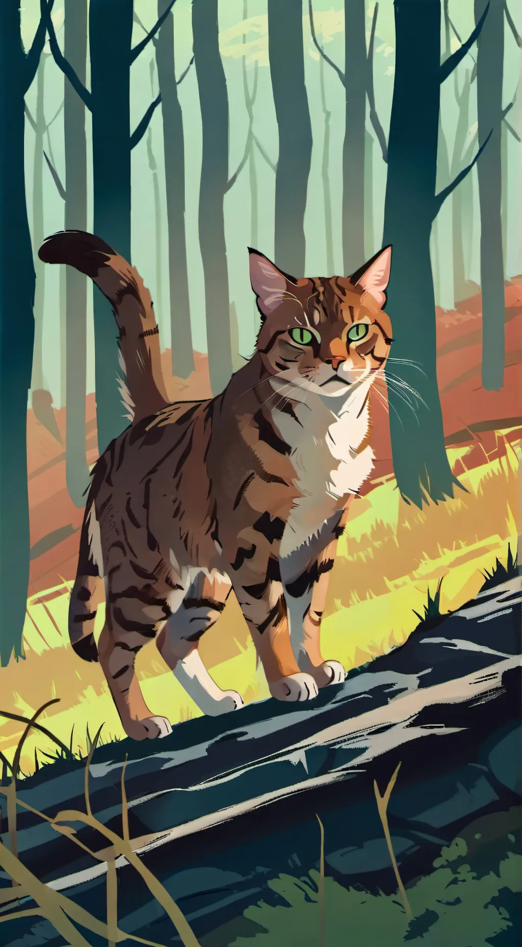 ai character: important News background