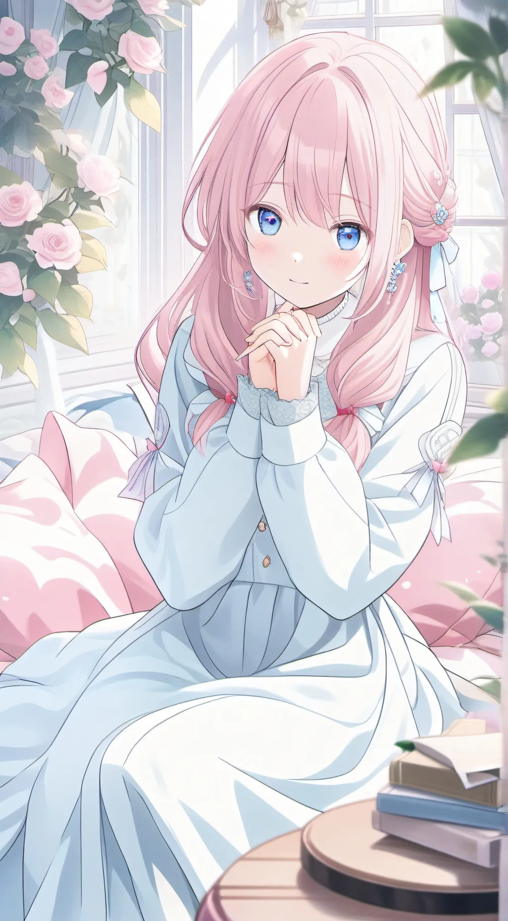 ai character: kira background