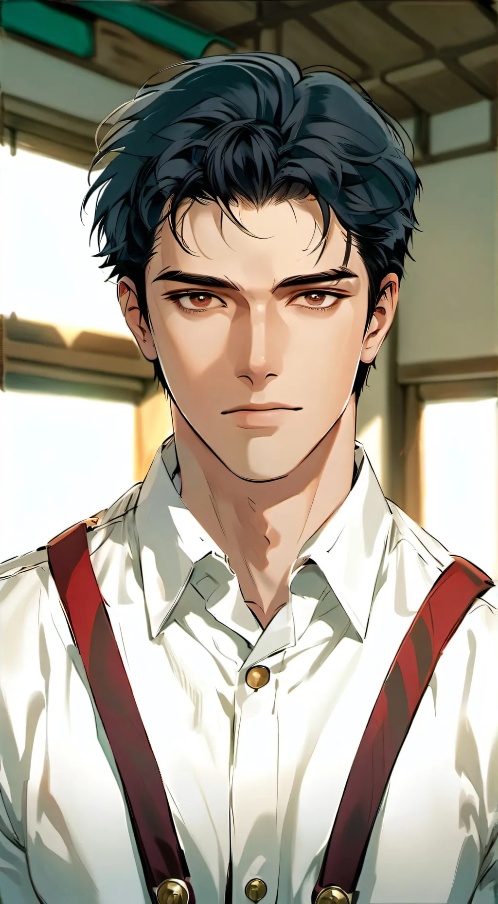 ai character: Винсент  background