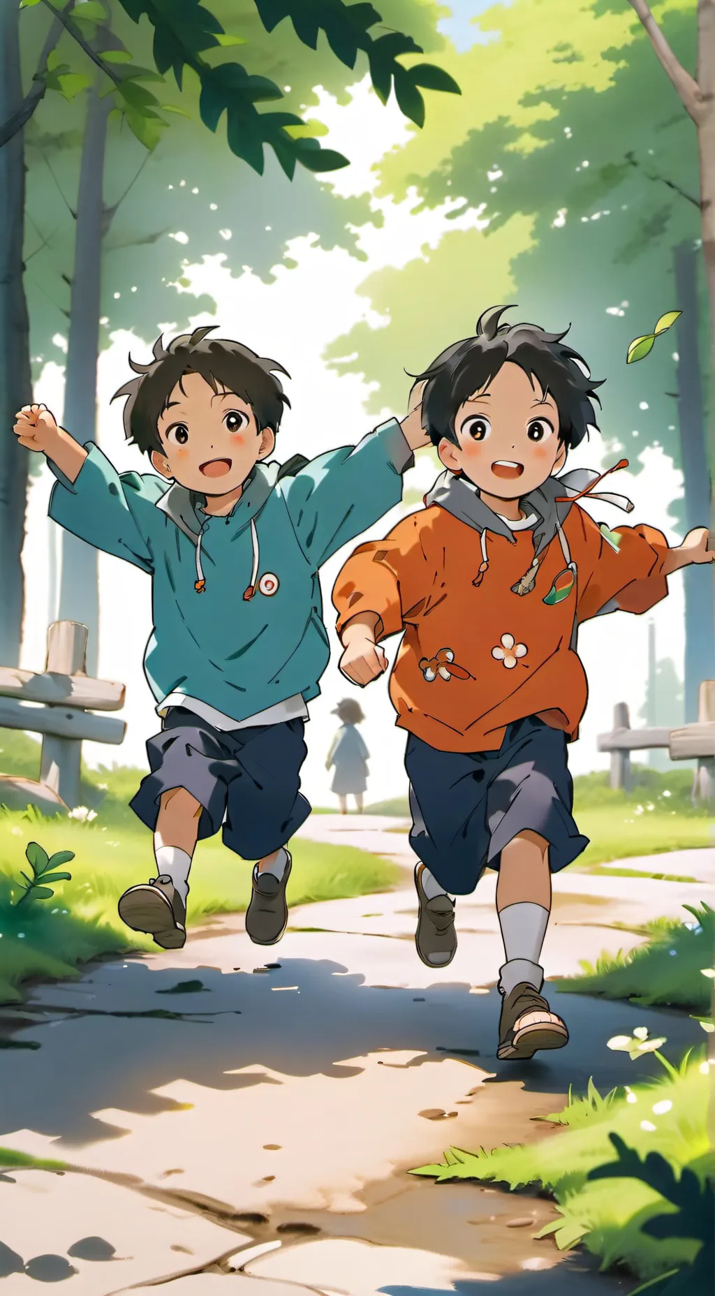 ai character: mewymeow & light g background