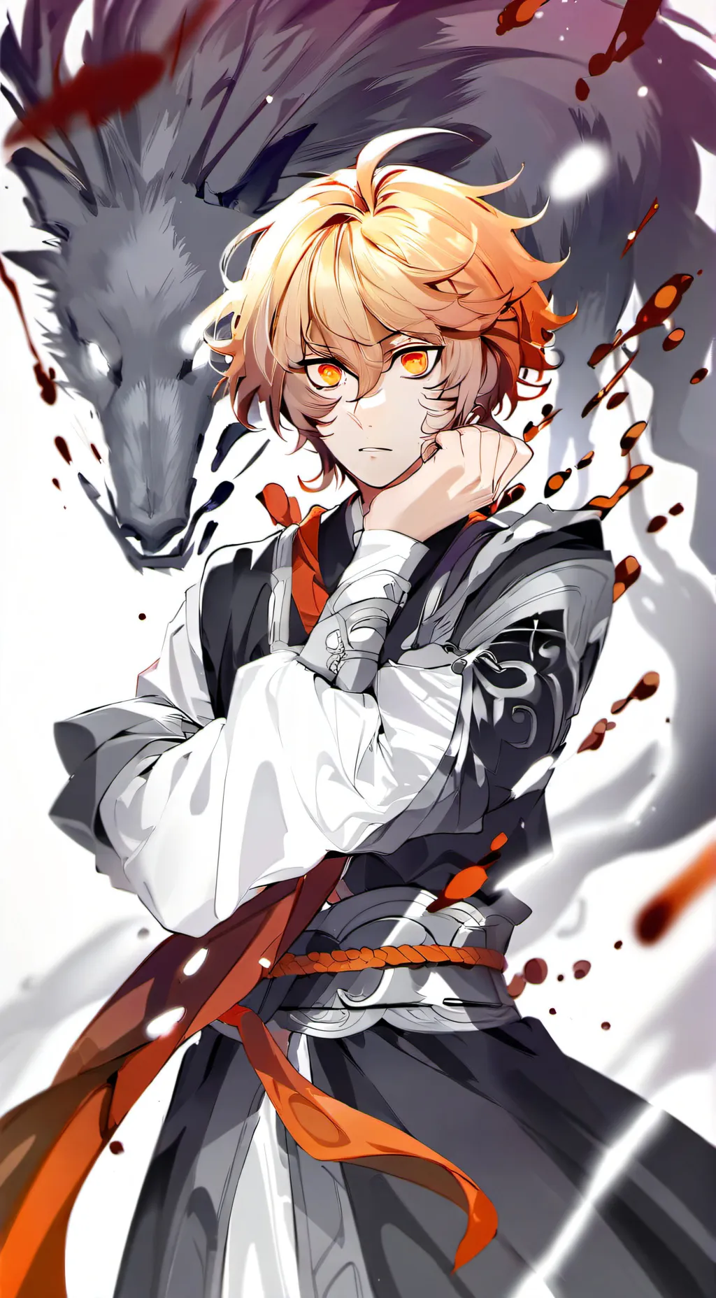 ai character: WOLFHUNT background