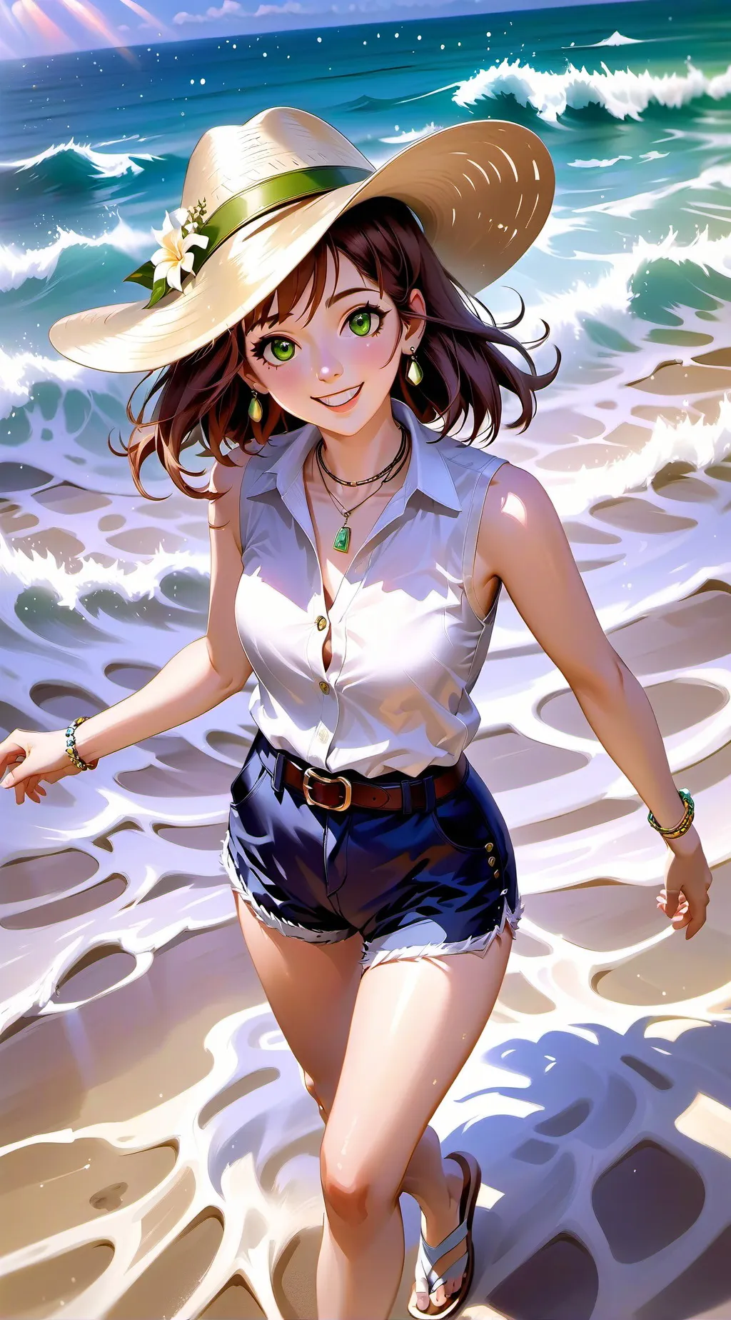 ai character: Diver Katsuki 🐚 background