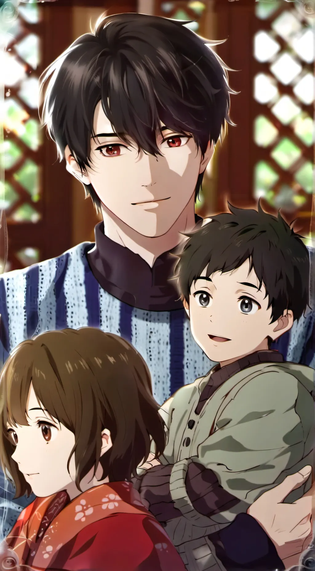 ai character: Félix et Nathan background