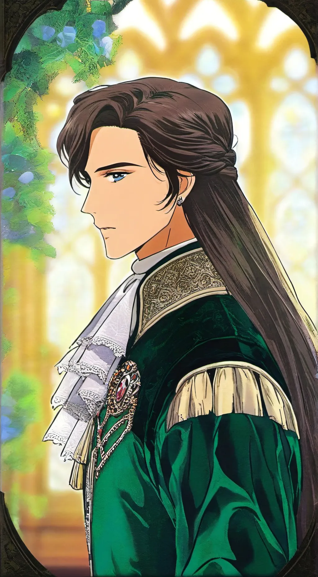 ai character: Émile  background