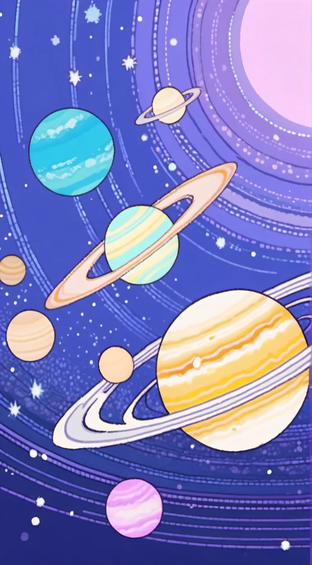 ai character: Luna x Venus background