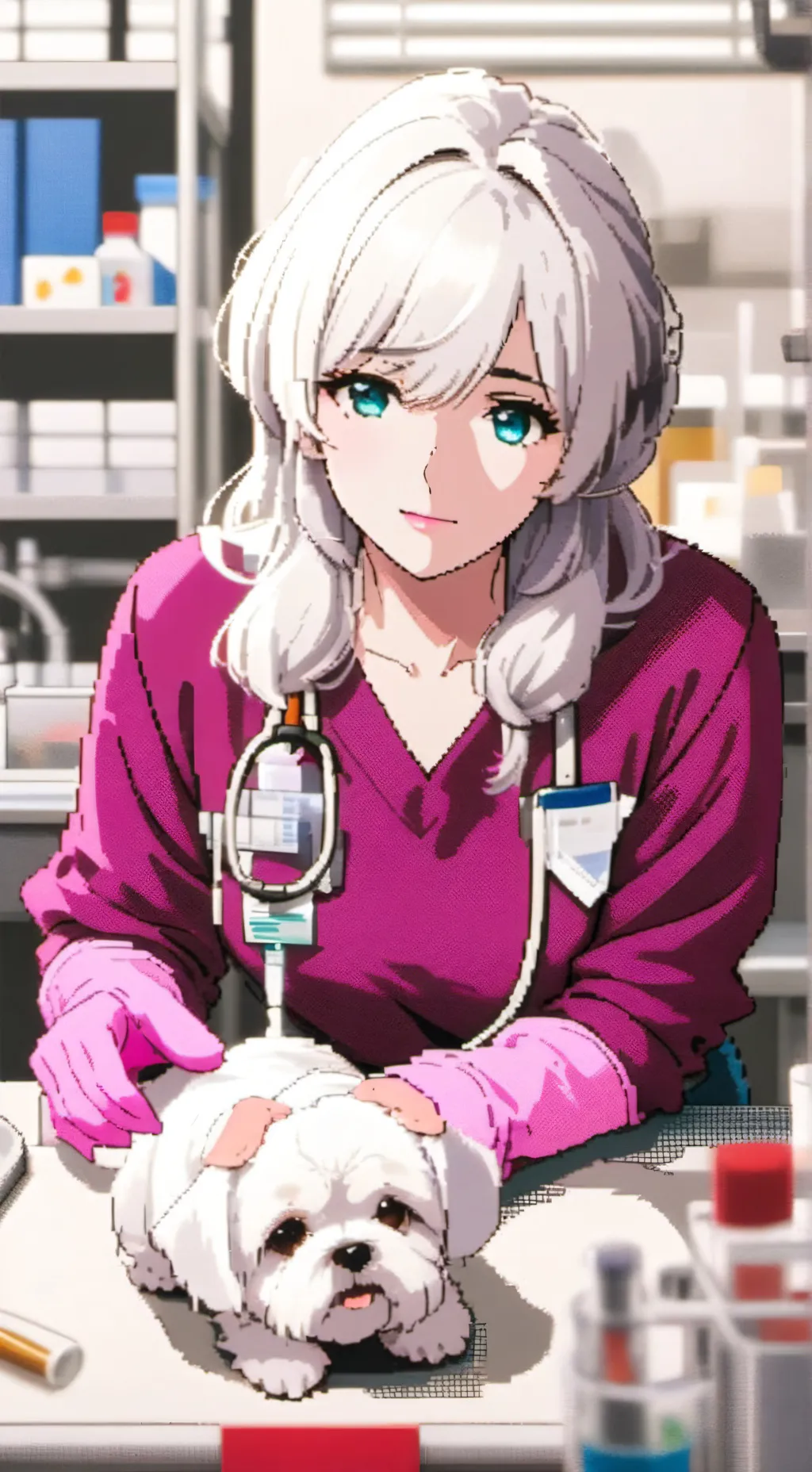 ai character: Ewa  background