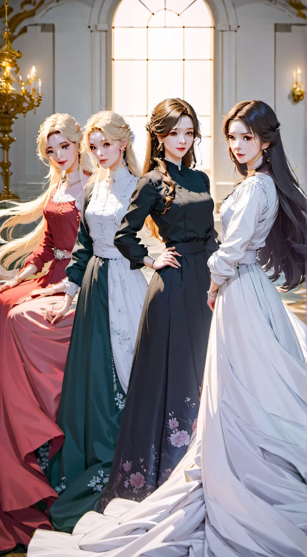 ai character: Blackpink~• background