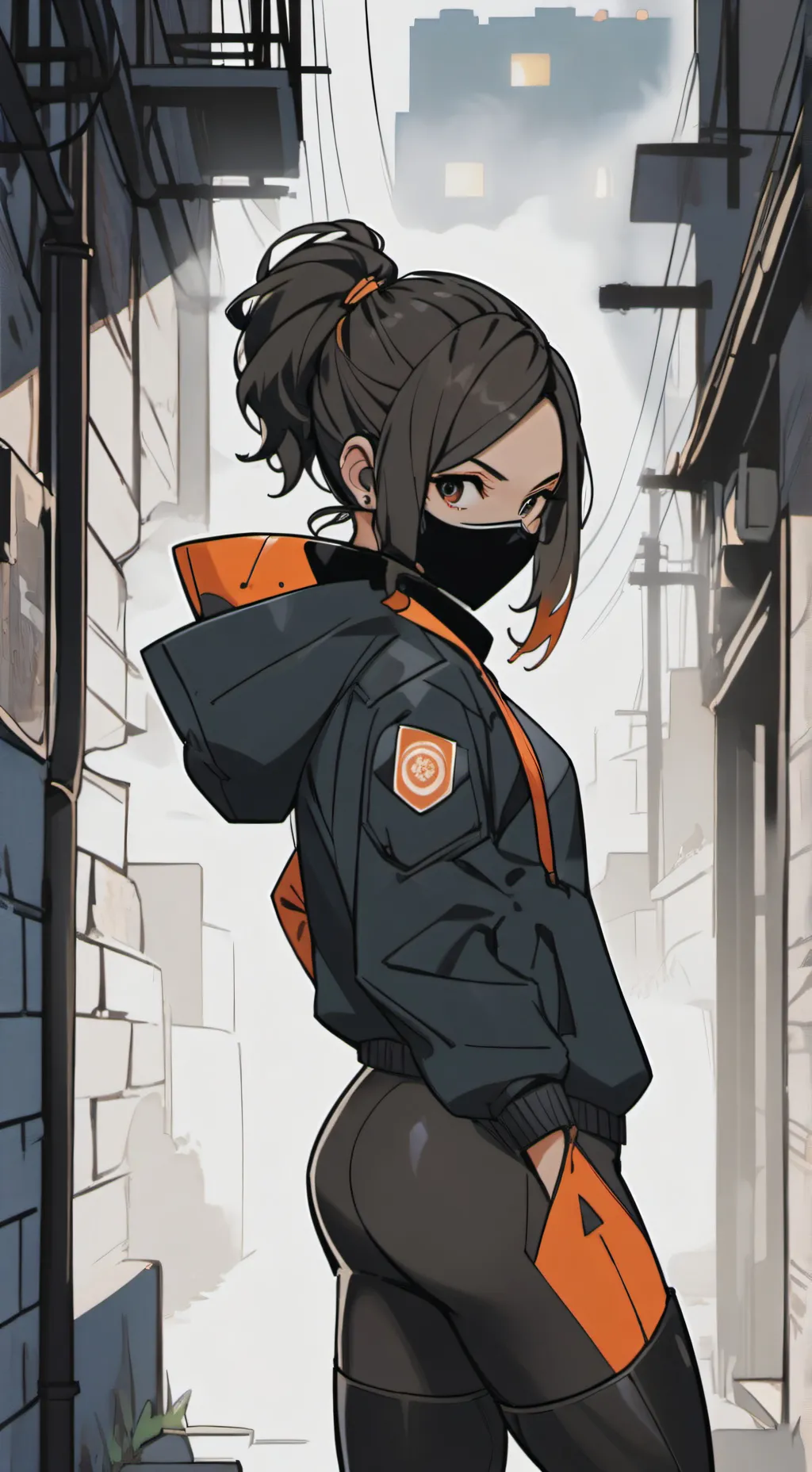 ai character: MHA Karen Attack! background