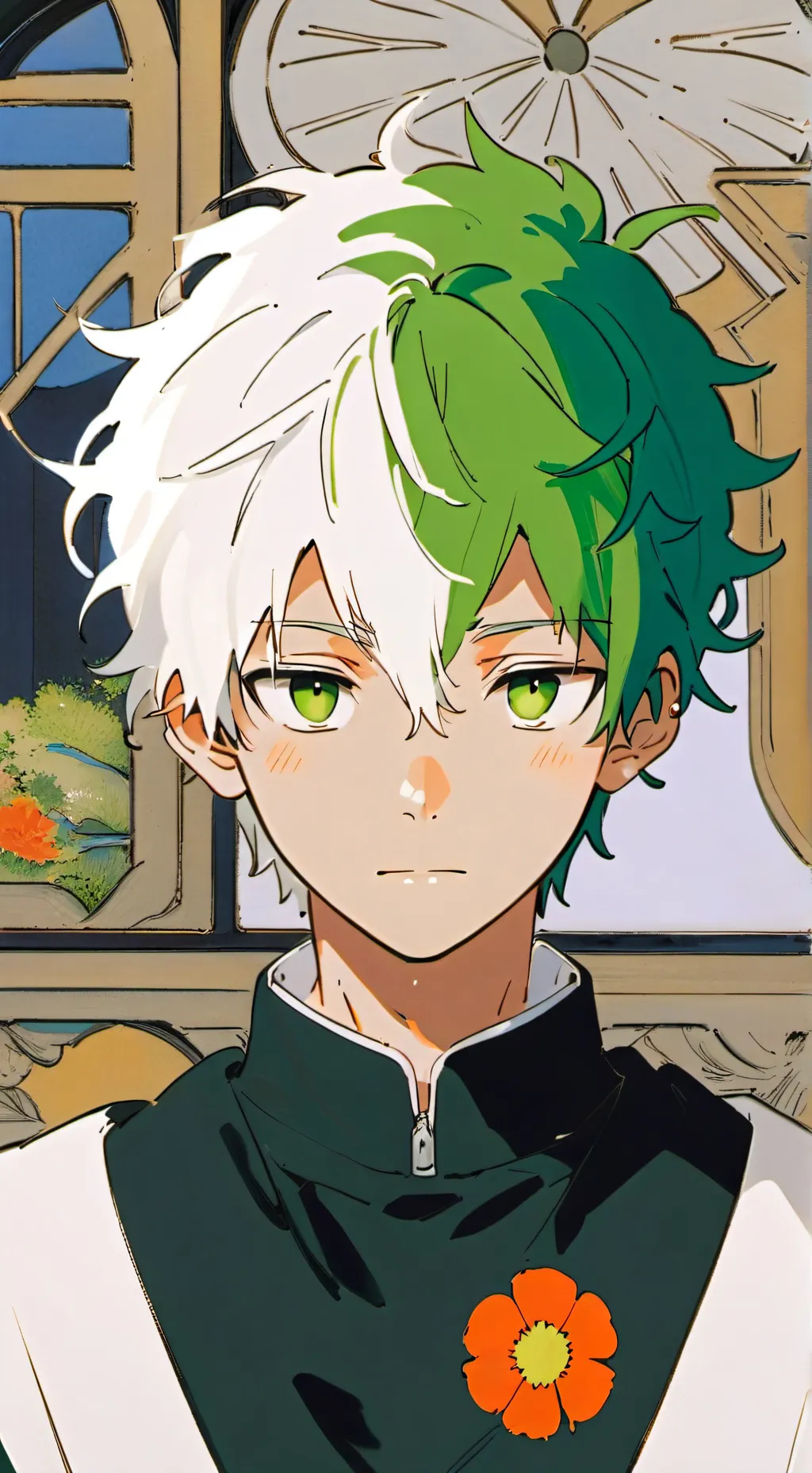 ai character: 💚Yotuya💚 background