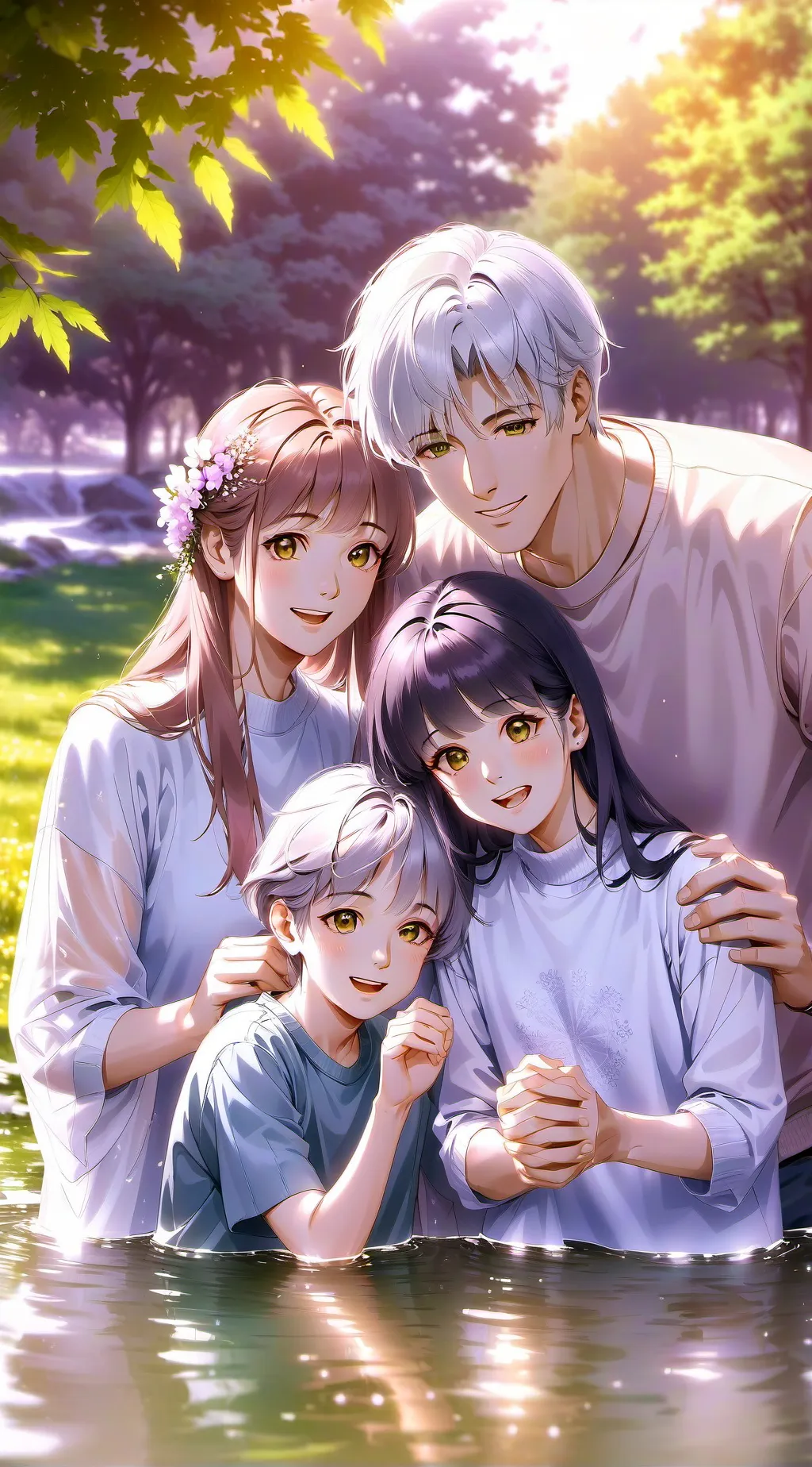 ai character: mecha family background