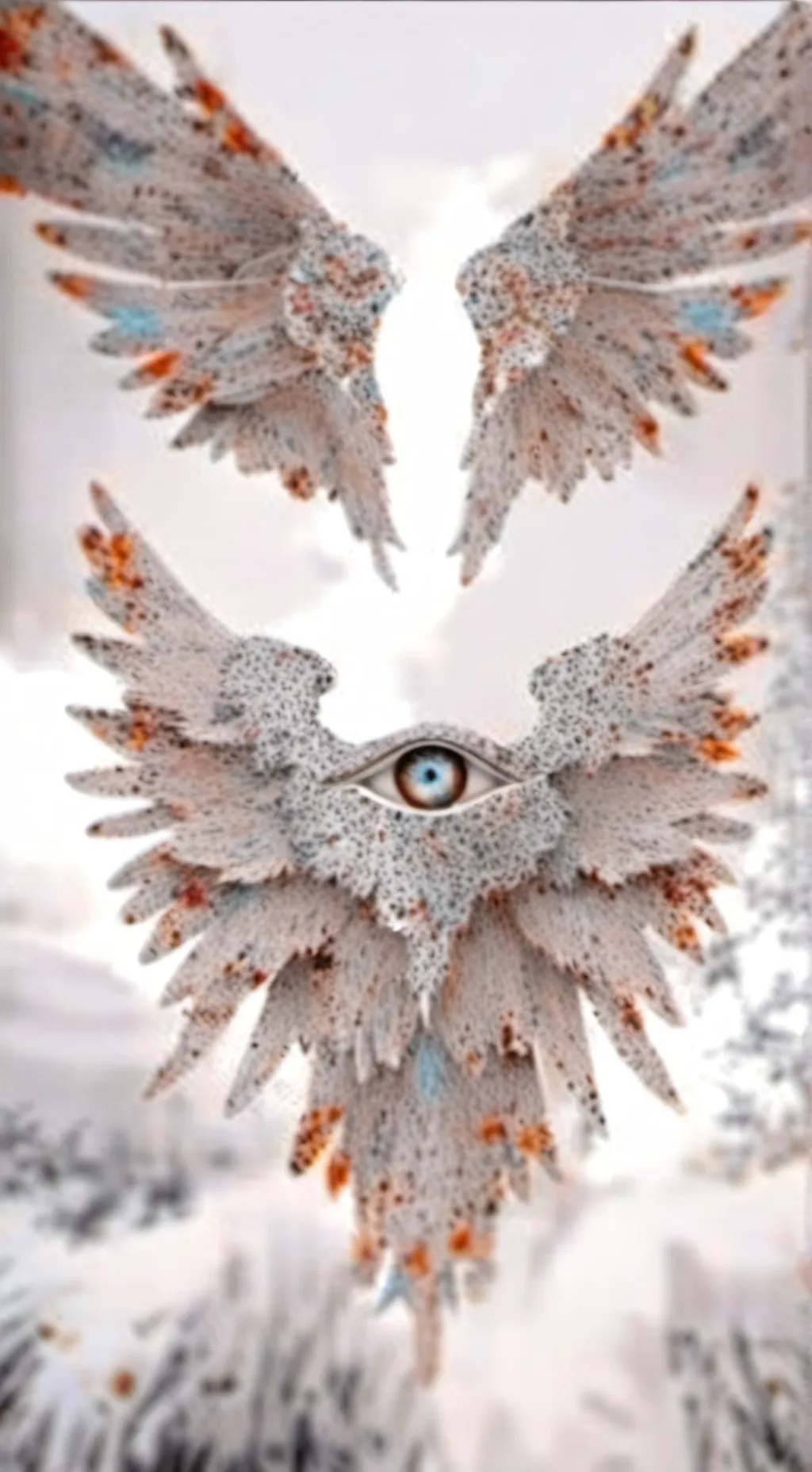 ai character: eye Angel 👁️ background