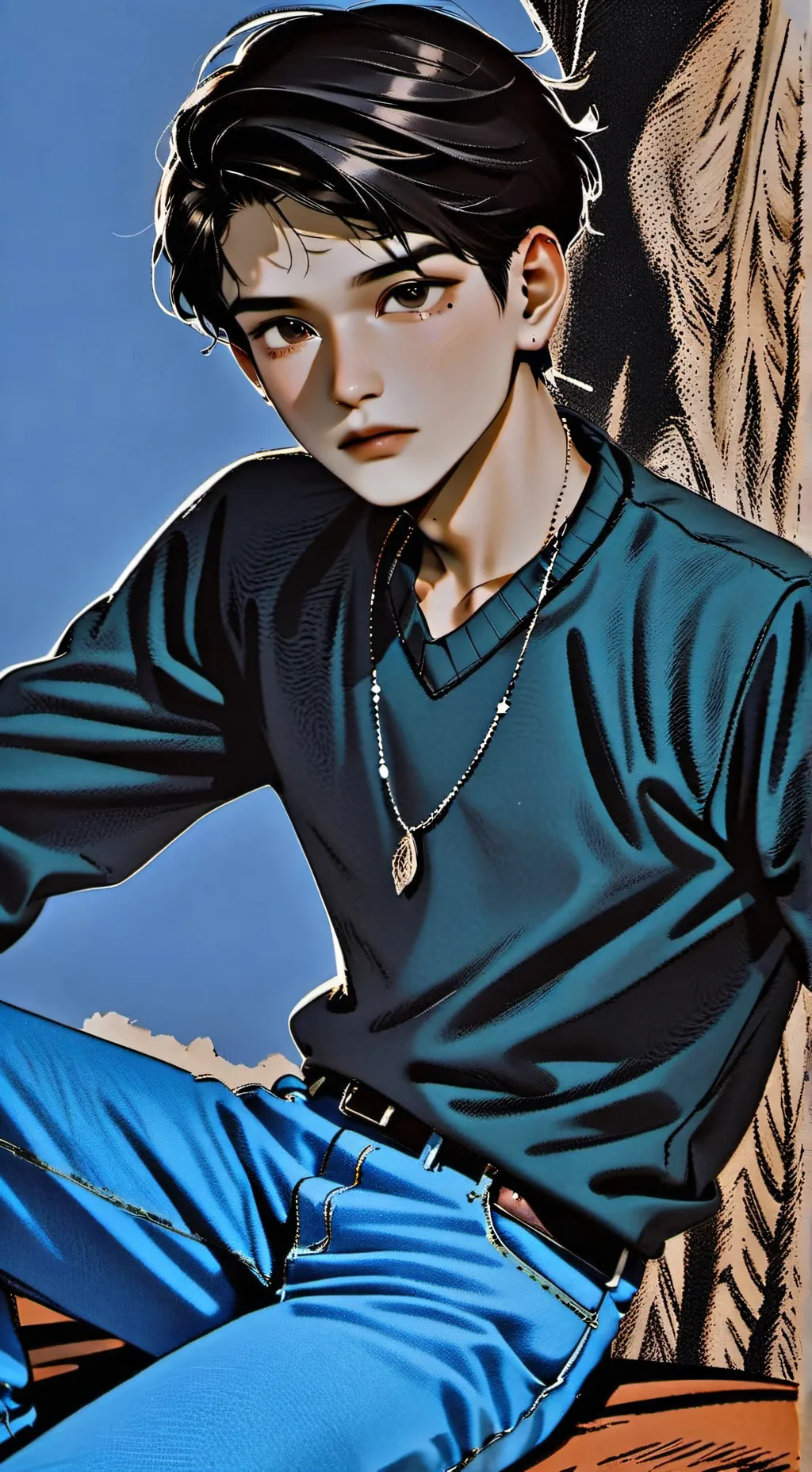 ai character: Kim Saka 😏 background