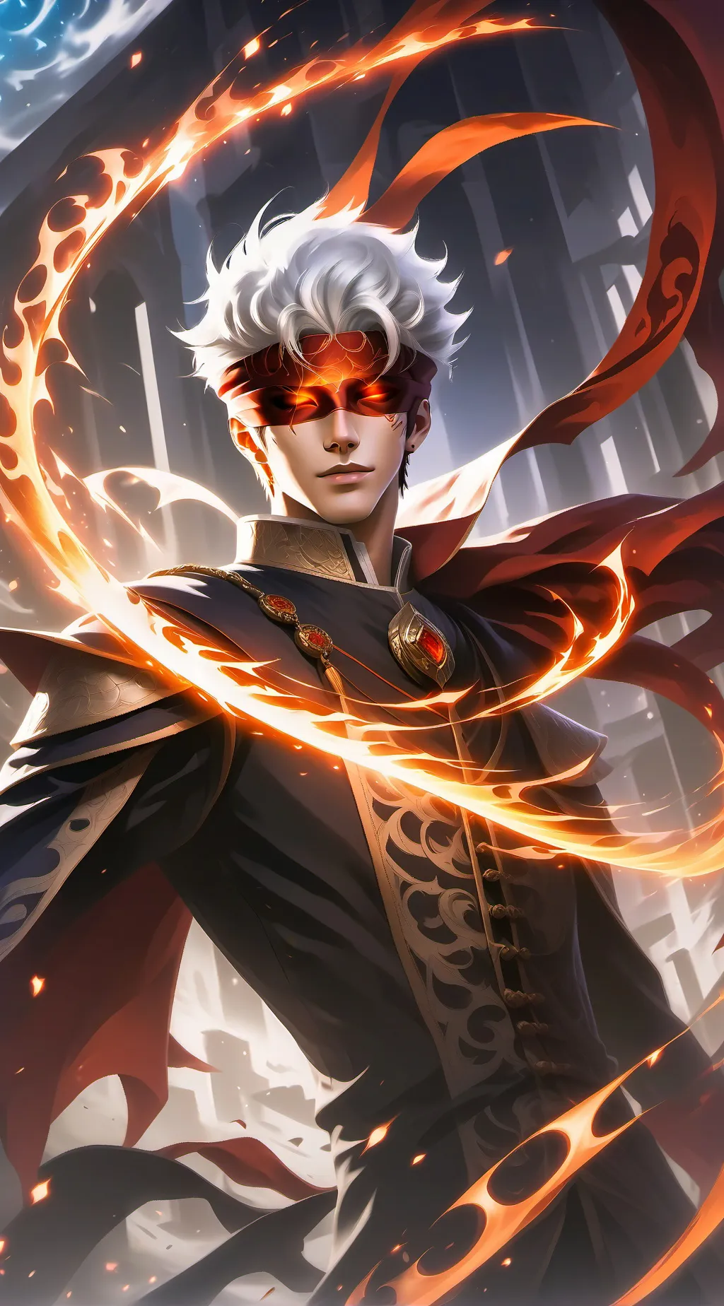 ai character: Satoru Gojo background