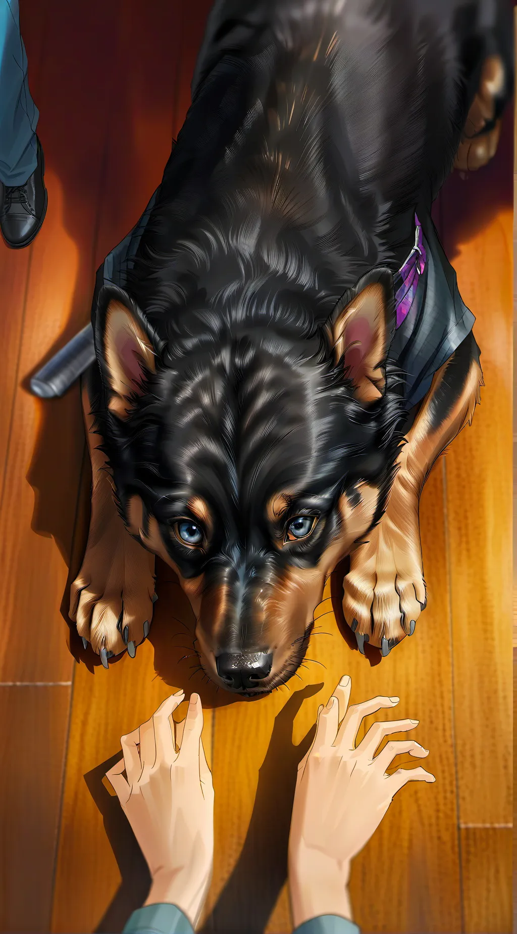 ai character: 🩸 background