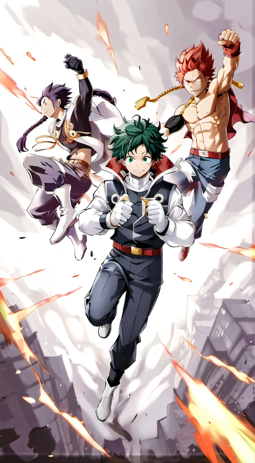 ai character: MHA announcements background