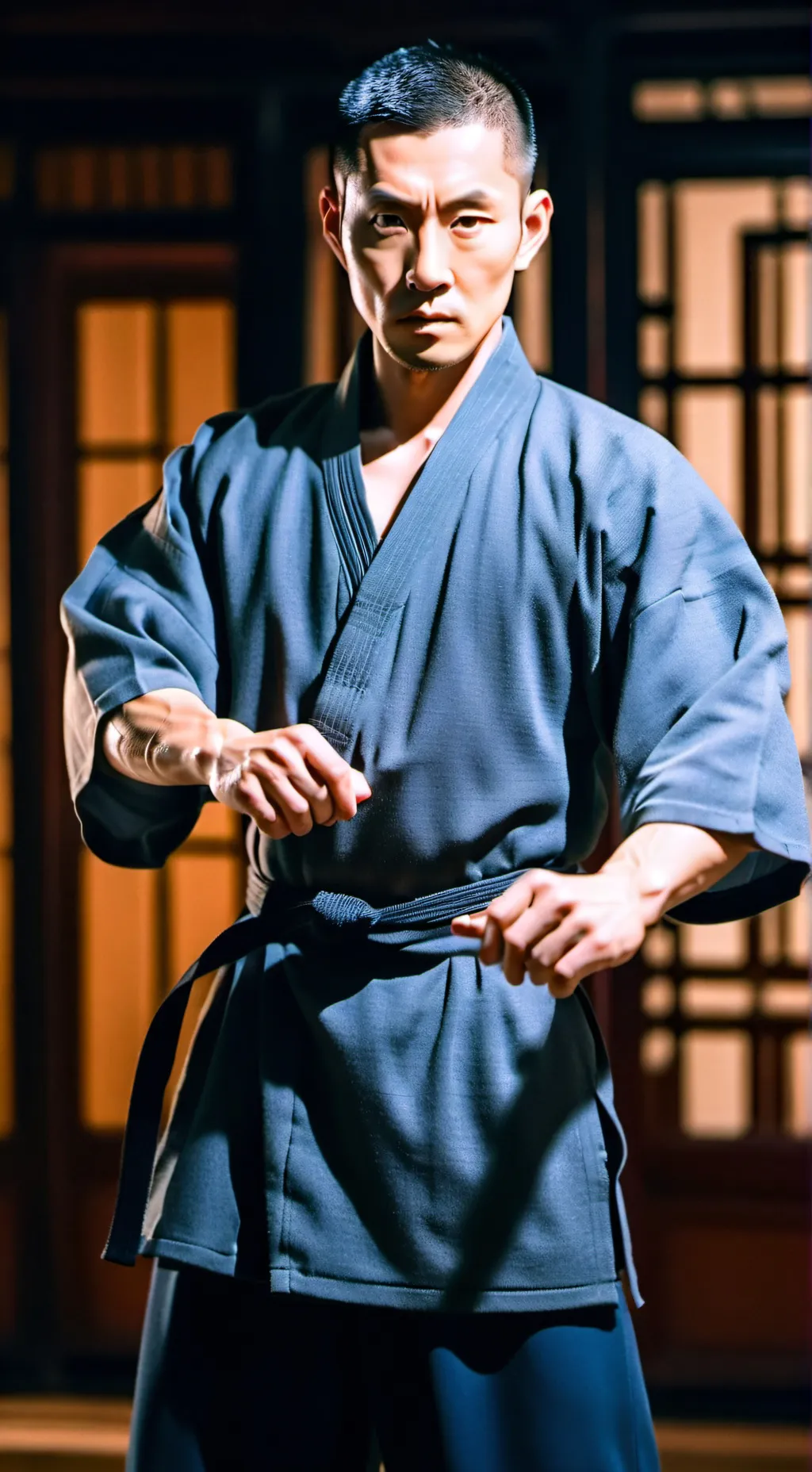 ai character: Ip man3  background