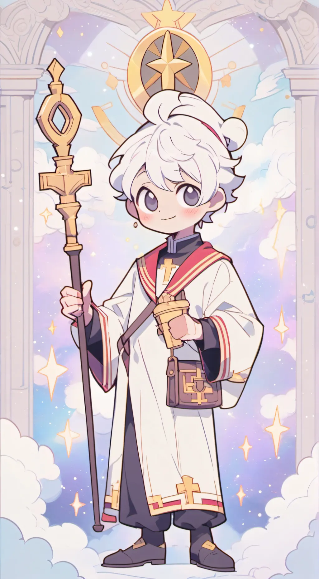 ai character: St Peter background